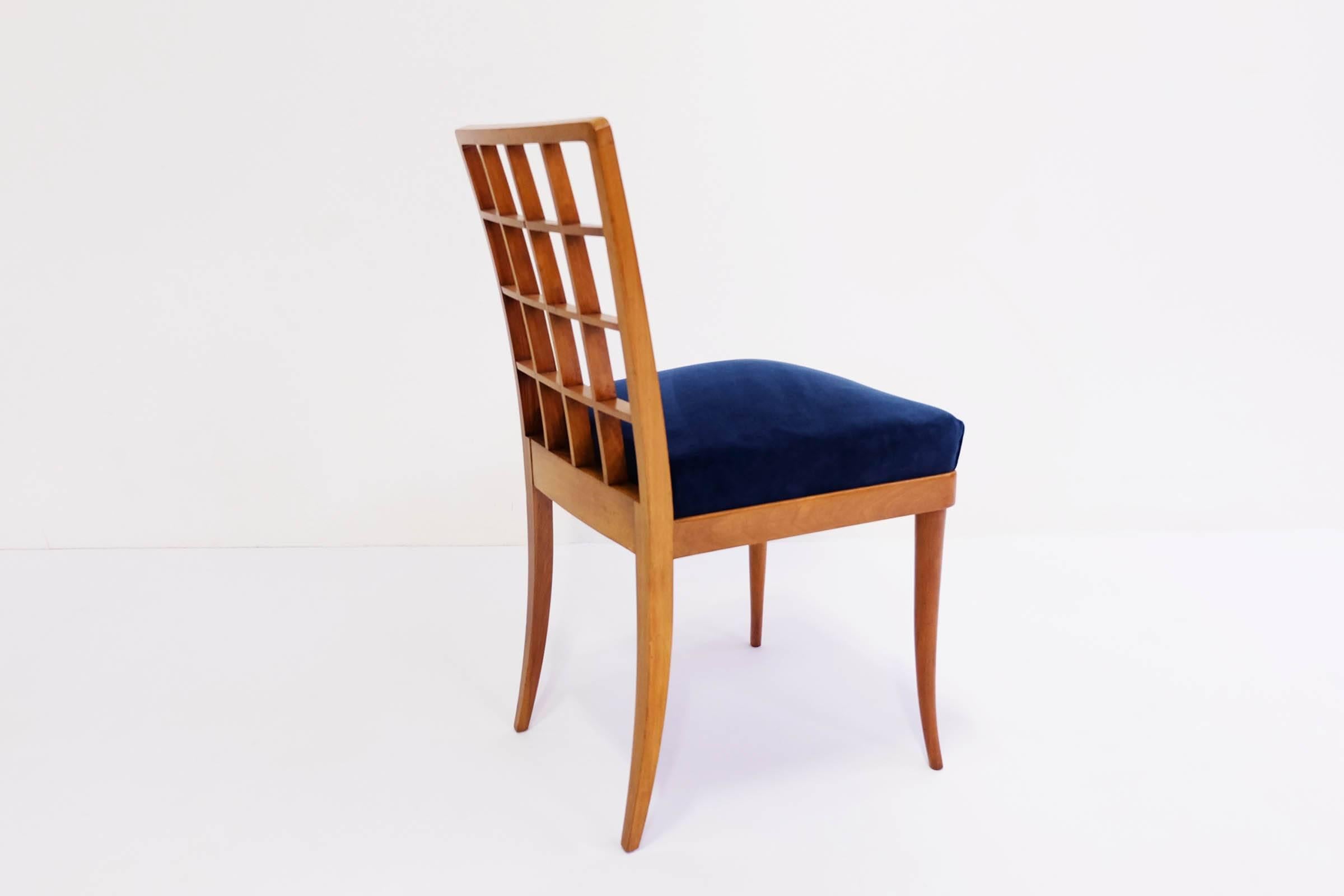 Mid-Century Modern Super Elegant Chairs Paolo Buffa, Guglielmo Ulrich Style