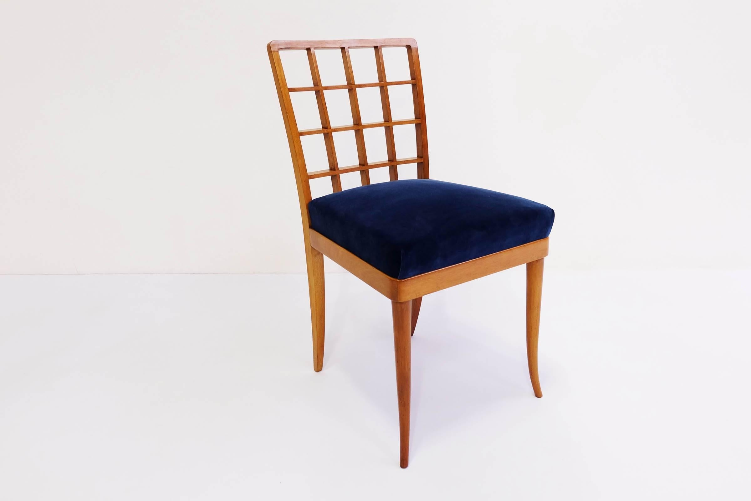 Super Elegant Chairs Paolo Buffa, Guglielmo Ulrich Style In Excellent Condition In Morbio Inferiore, CH