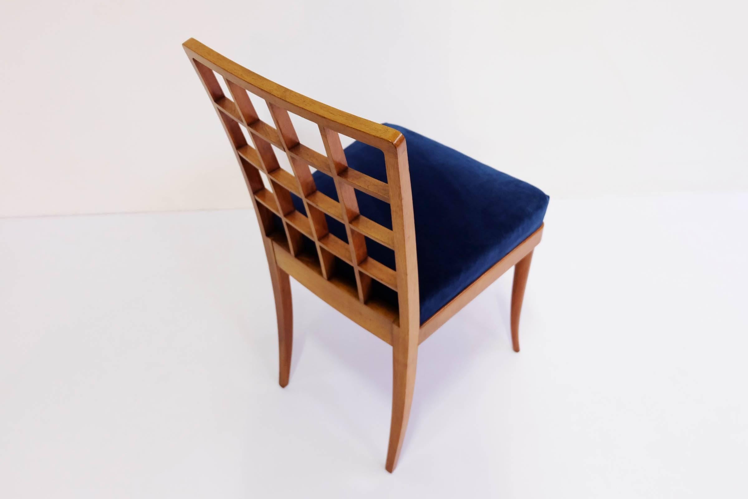 Mid-20th Century Super Elegant Chairs Paolo Buffa, Guglielmo Ulrich Style