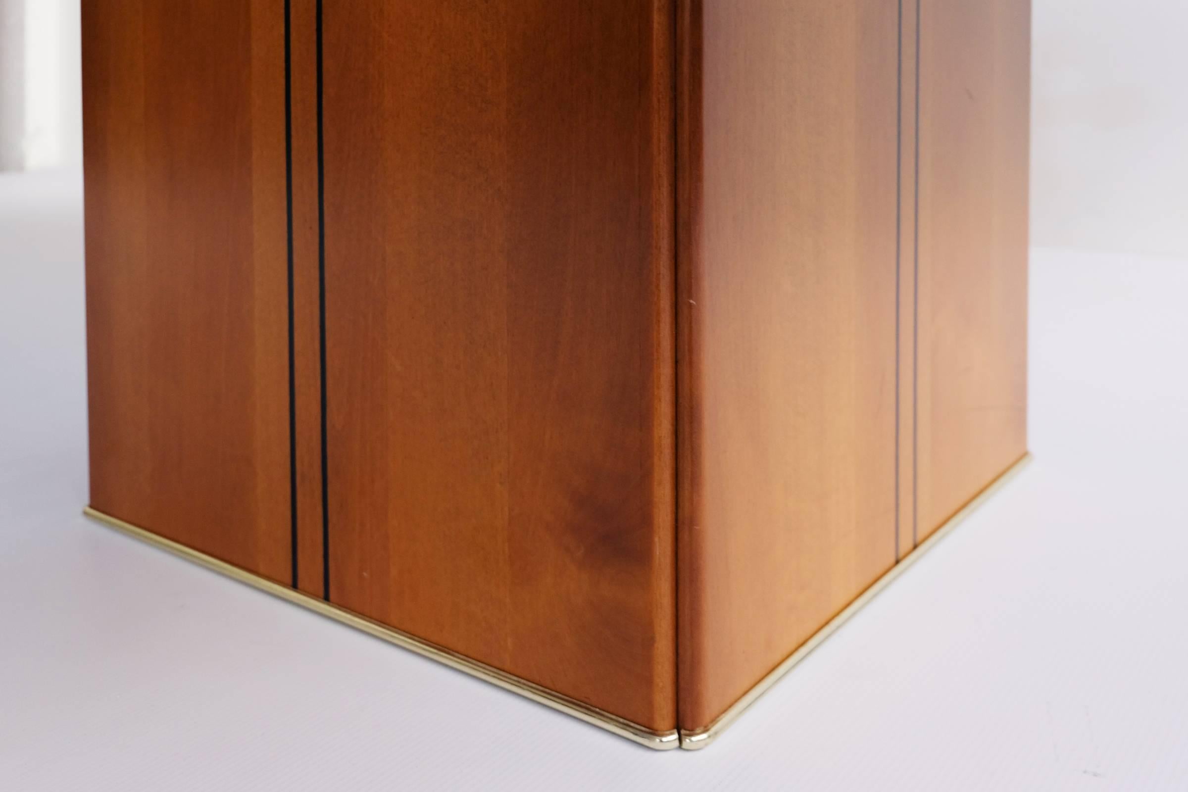Brass Afra and Tobia Scarpa Luxurious Oval Table Mod, Artona