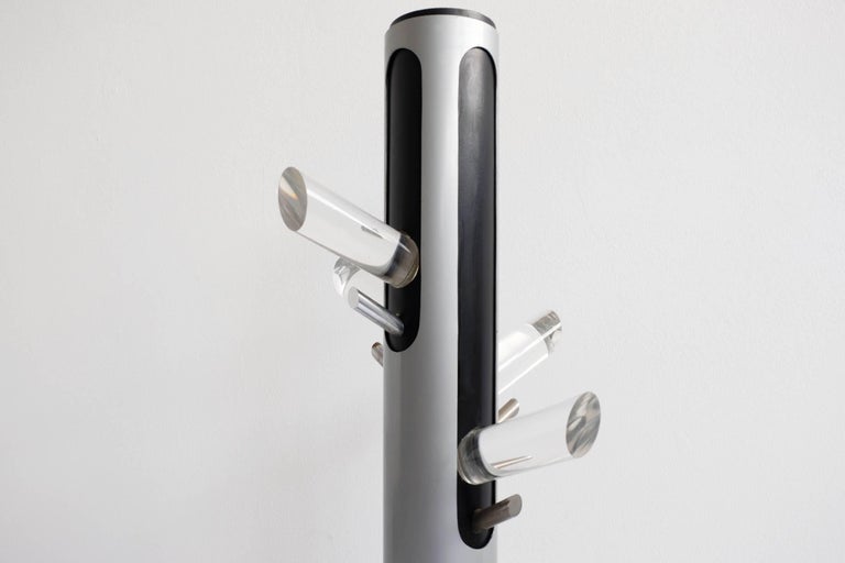 Sculptural Illuminated Coat Rack and Floor Lamp at 1stDibs