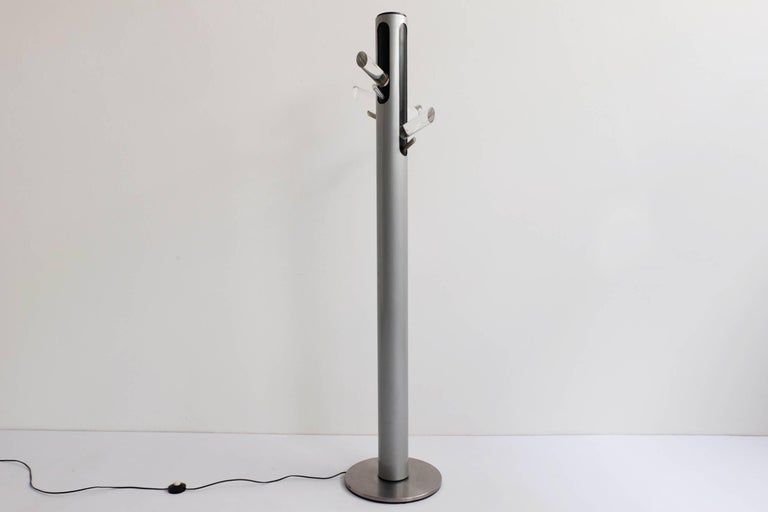 Sculptural Illuminated Coat Rack and Floor Lamp at 1stDibs