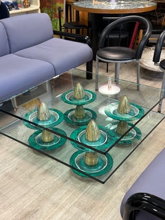 Carmen Spera Art Glass Coffee Table