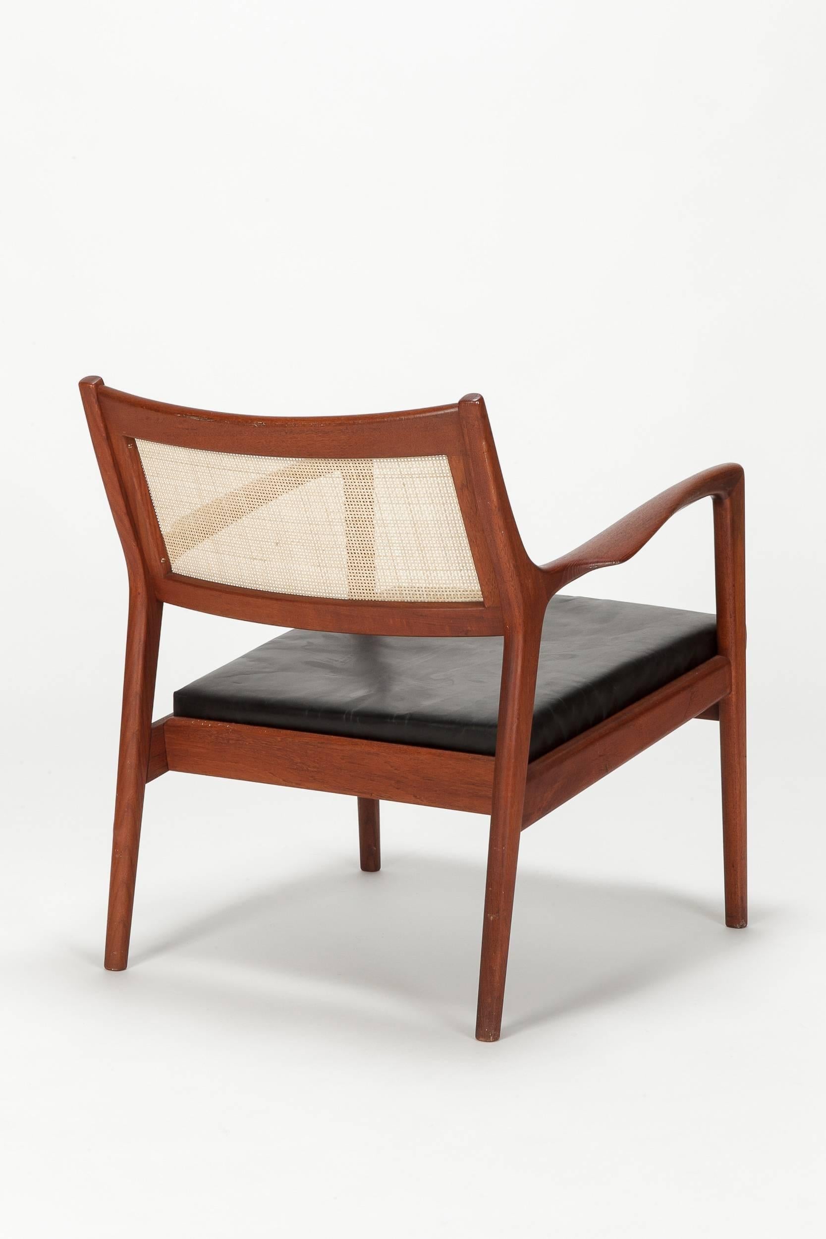 Mid-Century Modern Swedish Lounge Chair by Karl Erik Ekselius, 1950s