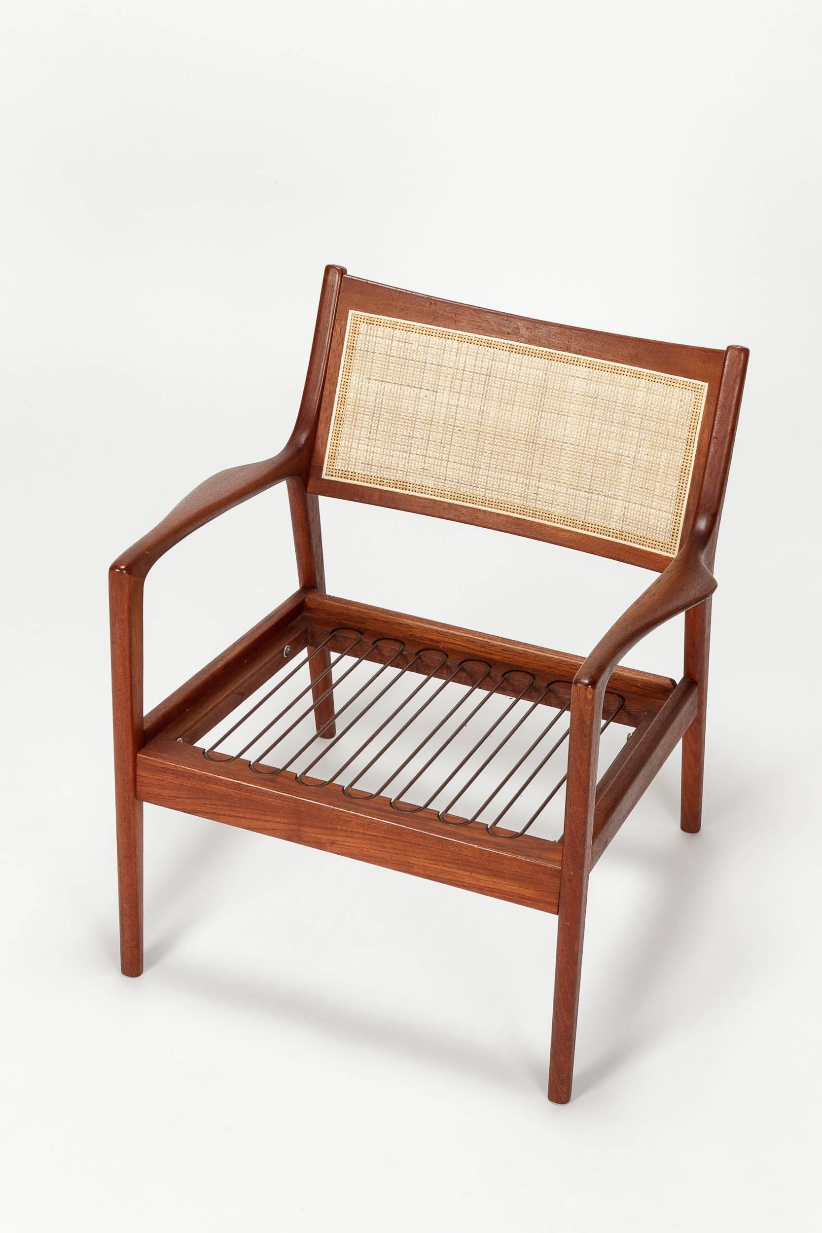 Mid-20th Century Swedish Lounge Chair by Karl Erik Ekselius, 1950s