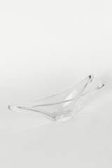 French Crystal Glass Vase by Daum, 1950