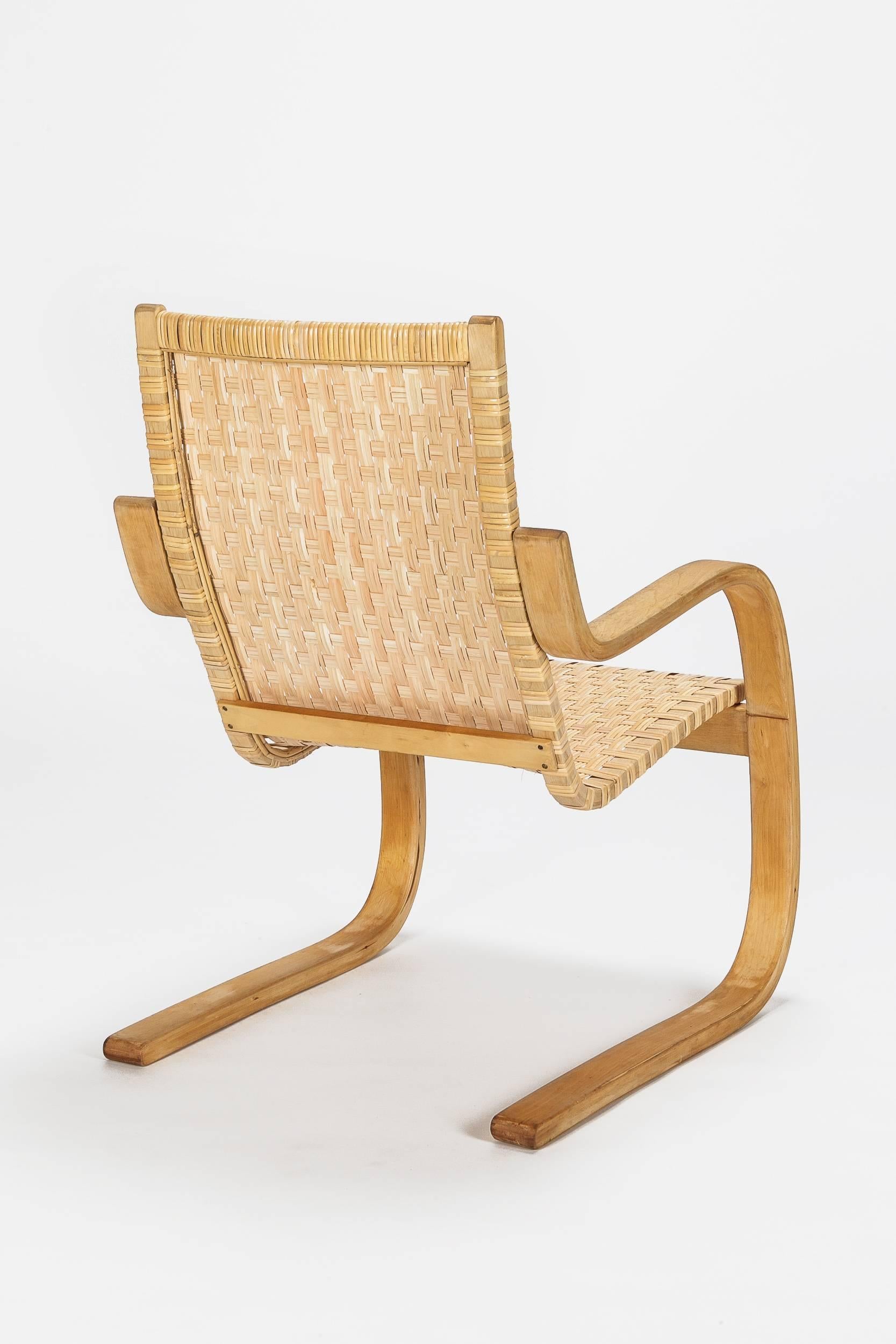 alvar aalto armchair model 406