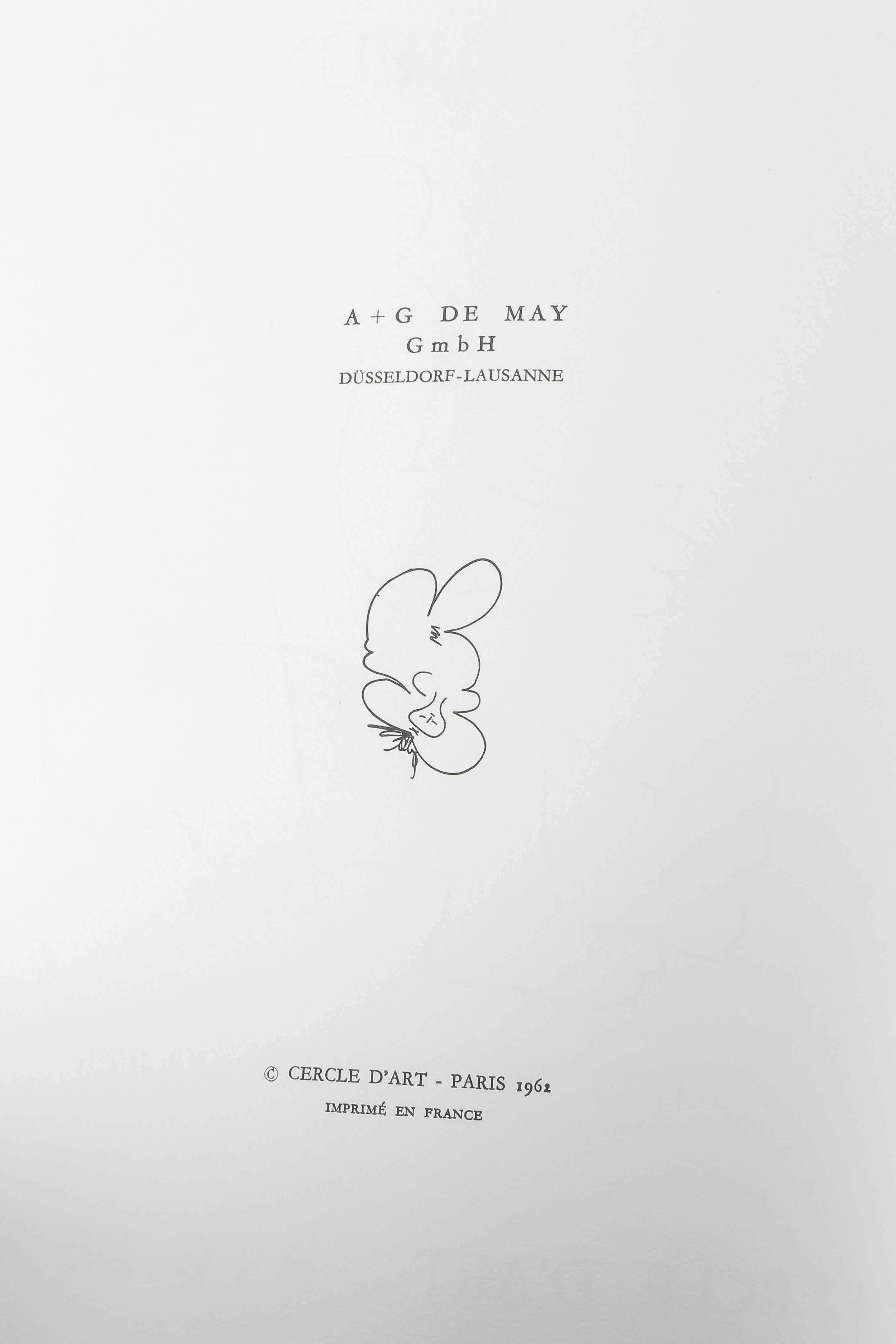 Mid-Century Modern Picasso Book Les Déjeuners by Douglas Cooper Circle D'Art A+G De, May 1962