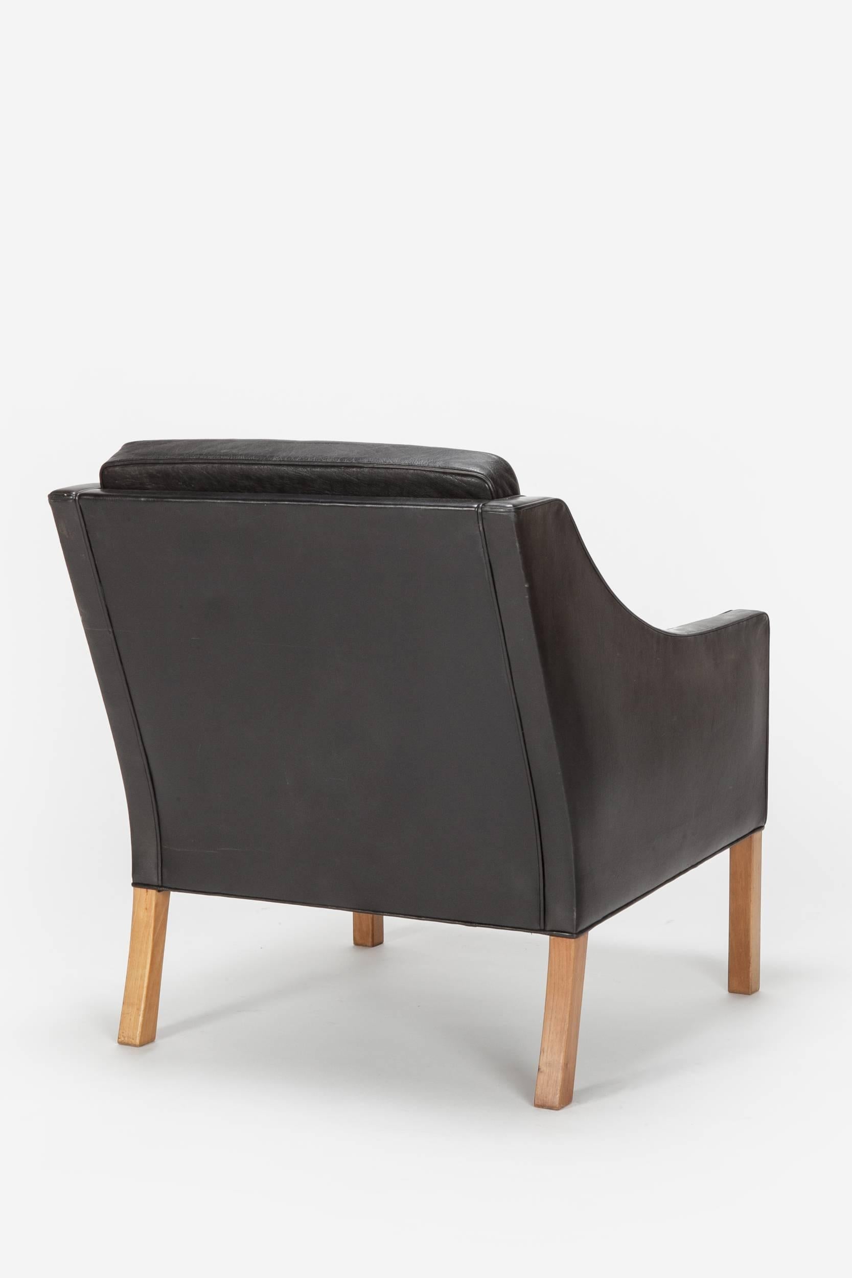 Danish Borge Mogensen Lounge Chair 2207 for Fredericia, 1963