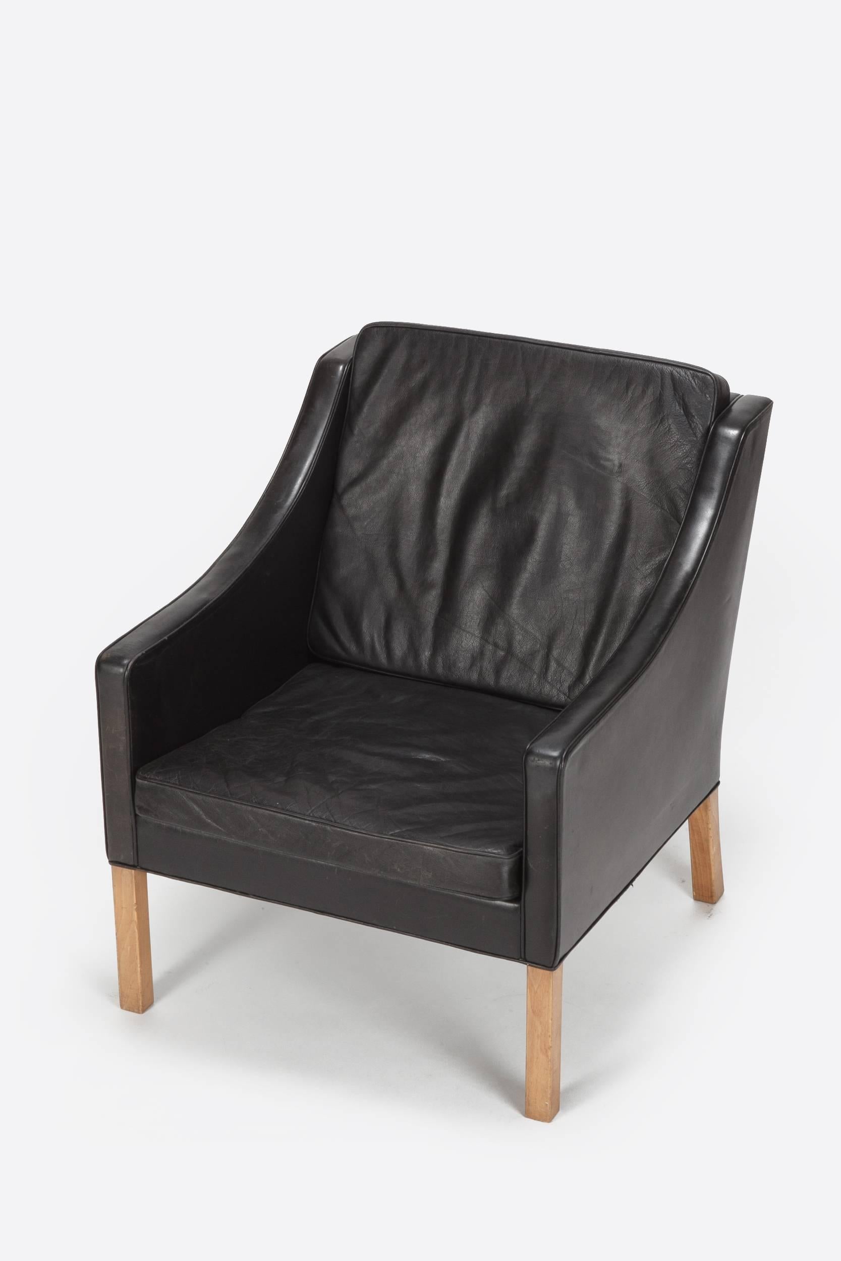 Mid-20th Century Borge Mogensen Lounge Chair 2207 for Fredericia, 1963