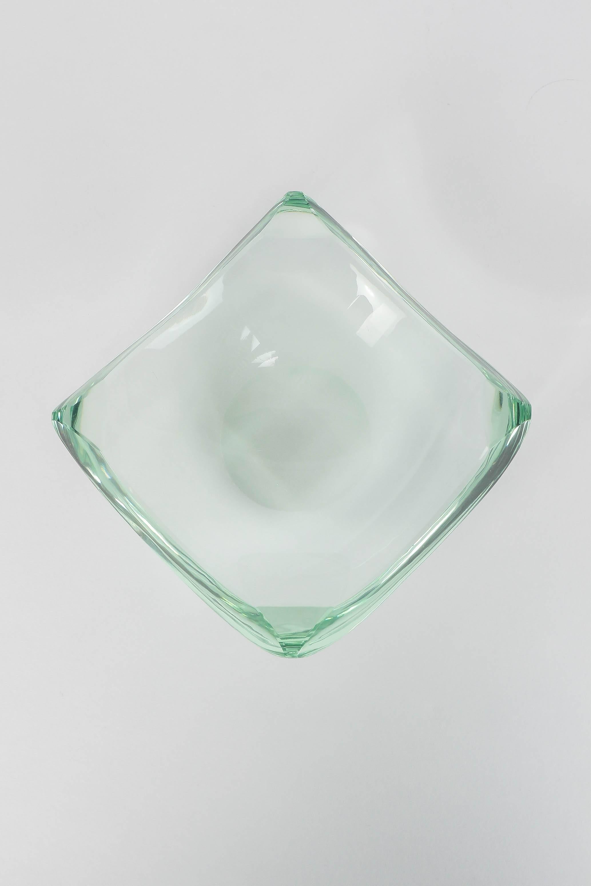 Italian Erwin Burger for Fontana Arte Glass Ashtray or Bowl, 1950