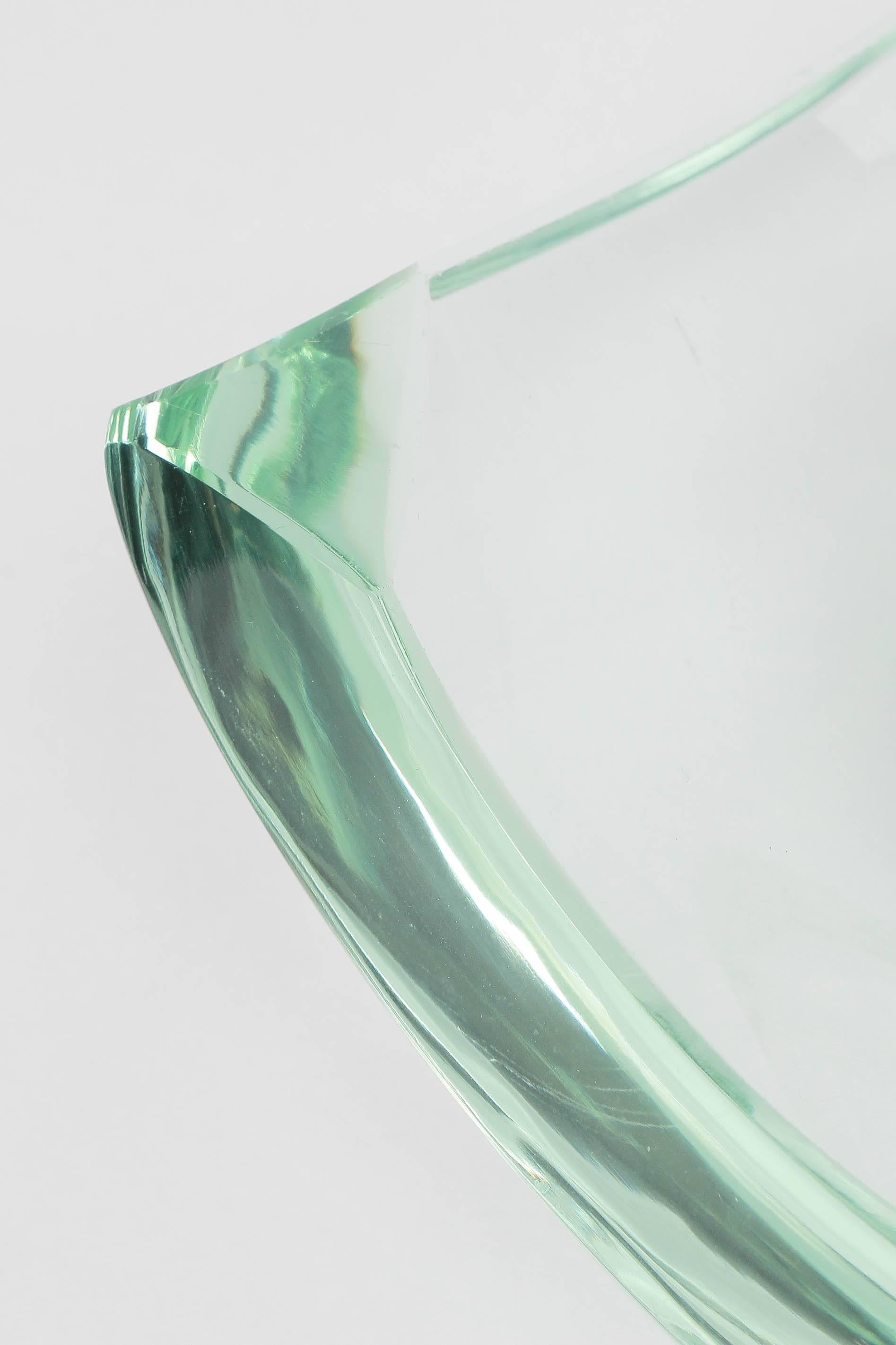 Blown Glass Erwin Burger for Fontana Arte Glass Ashtray or Bowl, 1950