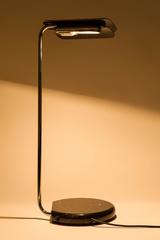 Bruno Gecchelin Table Lamp "Tegola" Black Marble for Skipper