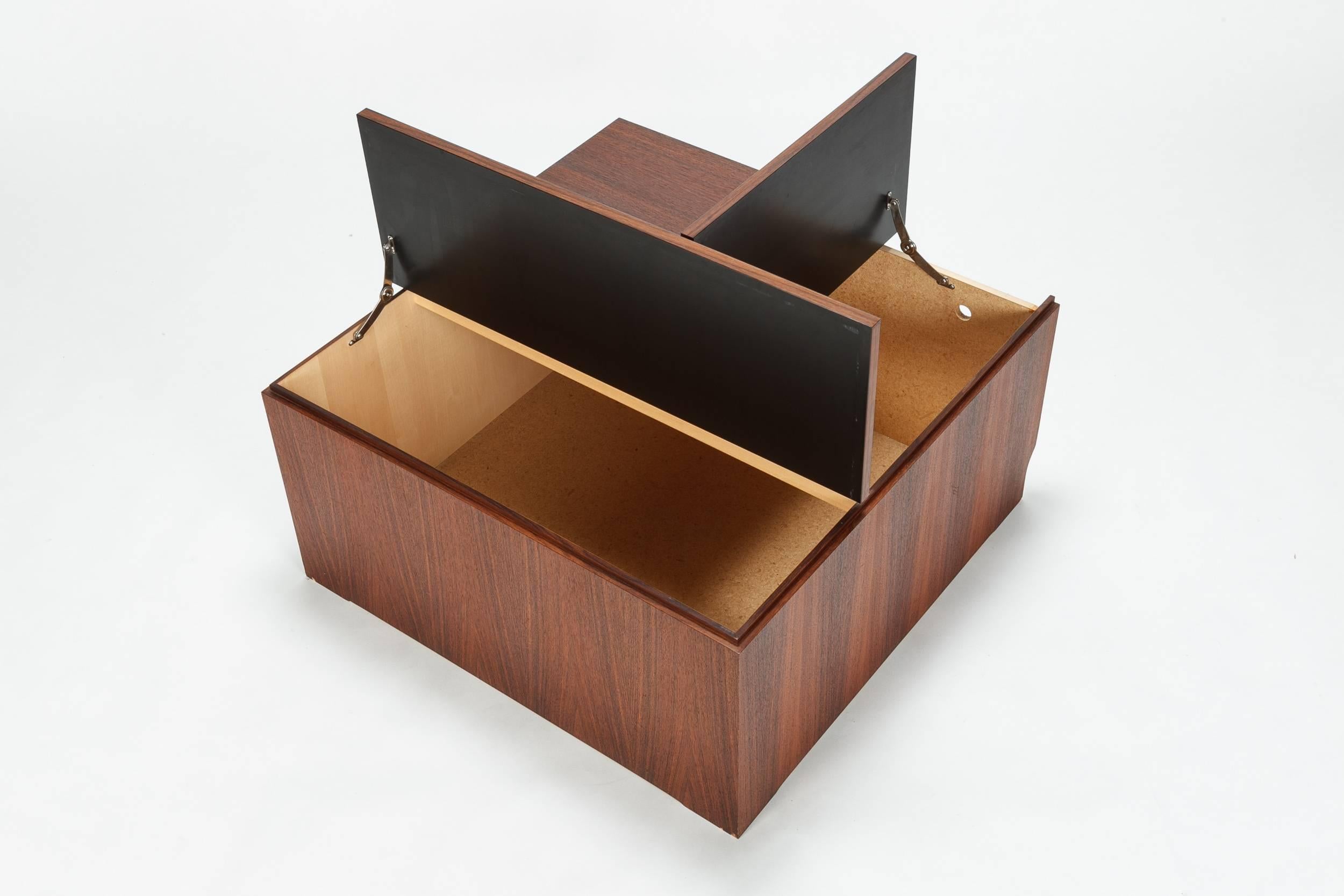 Swiss Dieter Waeckerlin Bed Drawer Rosewood and Formica, 1960s