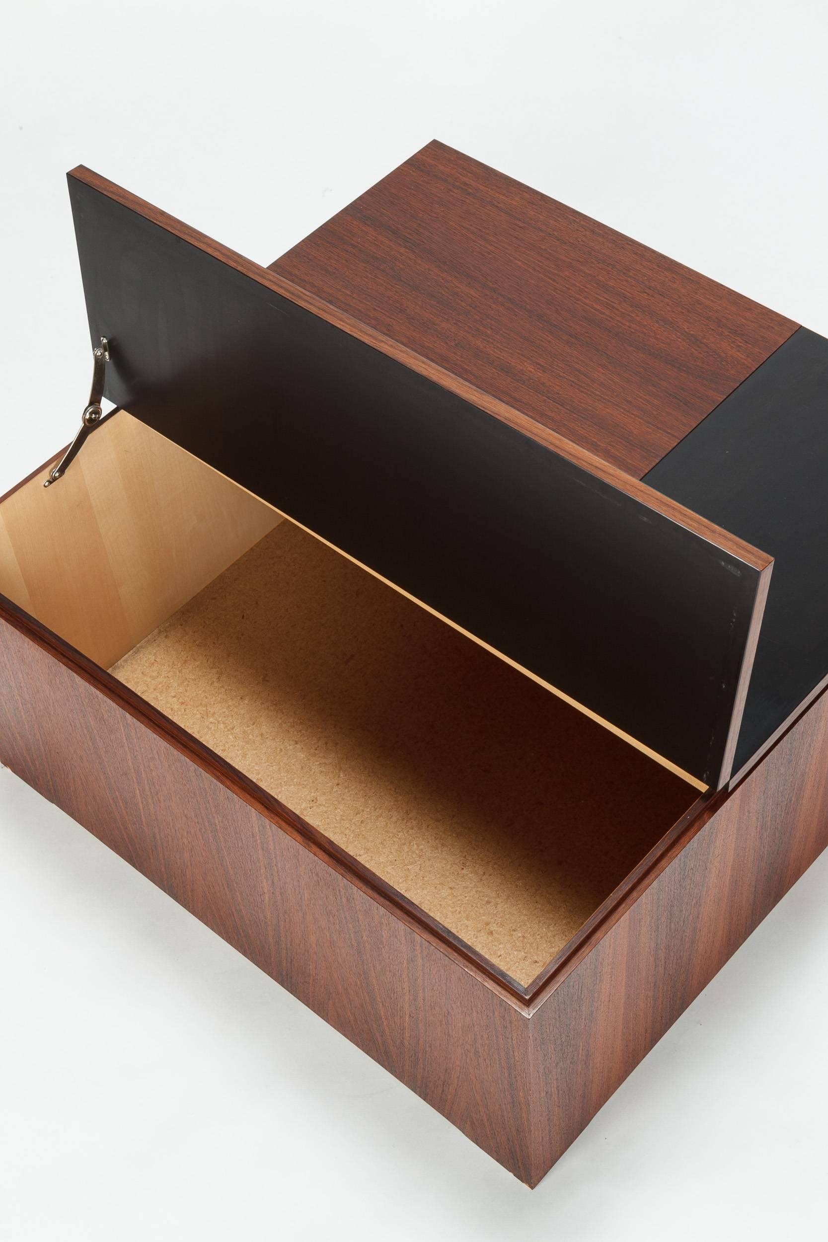 Dieter Waeckerlin Bed Drawer Rosewood and Formica, 1960s In Excellent Condition In Basel, CH