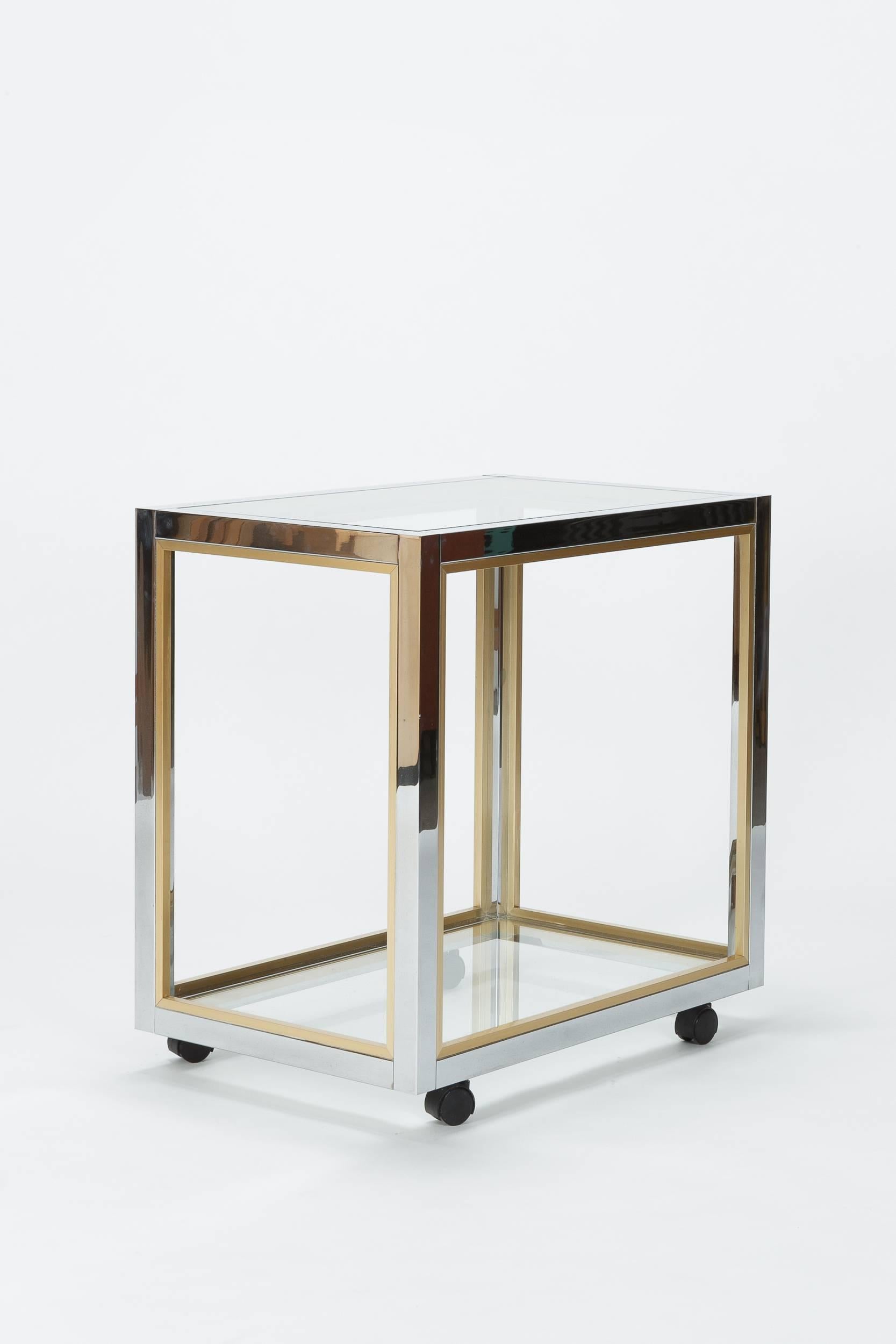 Late 20th Century Renato Zevi Bar Cart, 1970s