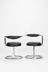 Pair of Giotto Stoppino Cobra Chairs, 1970s
