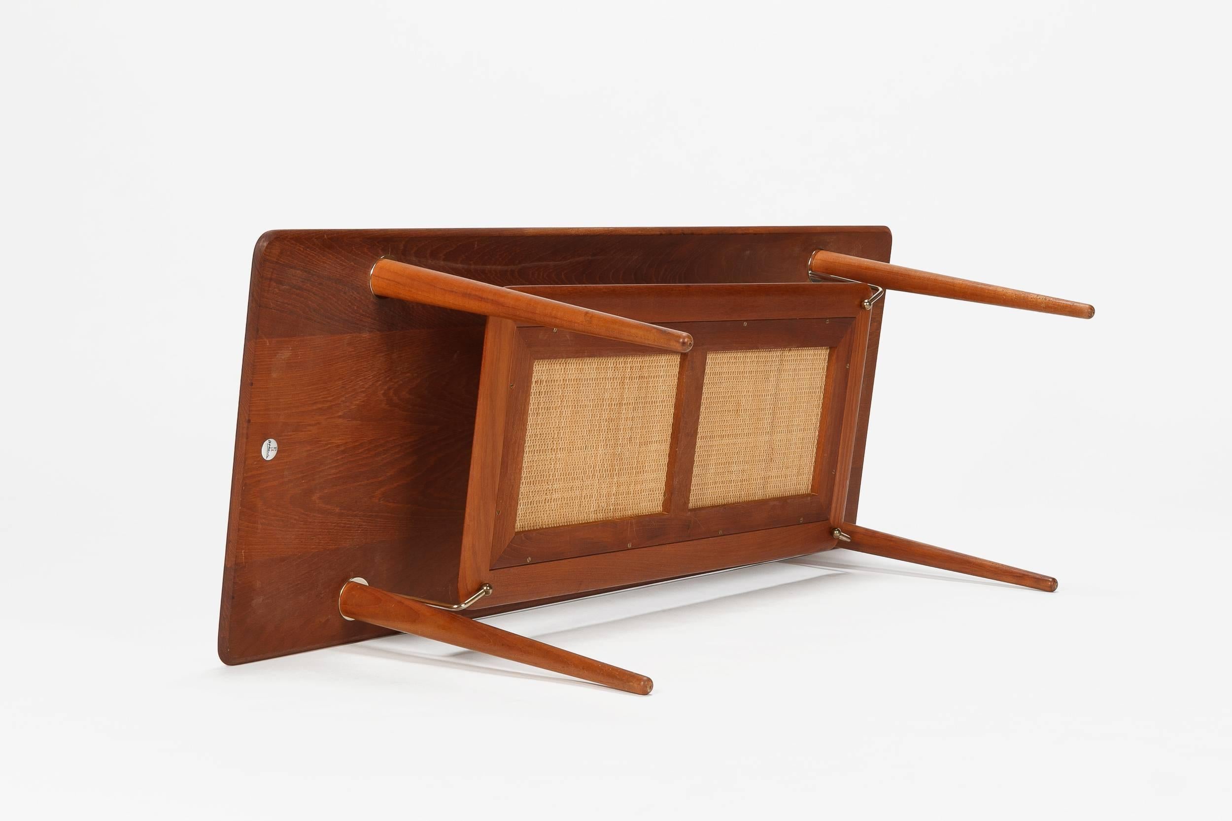 Scandinavian Modern Peter Hvidt & Orla Mølgaard Nielsen Coffee Table FD 516 Teak France & Son 60