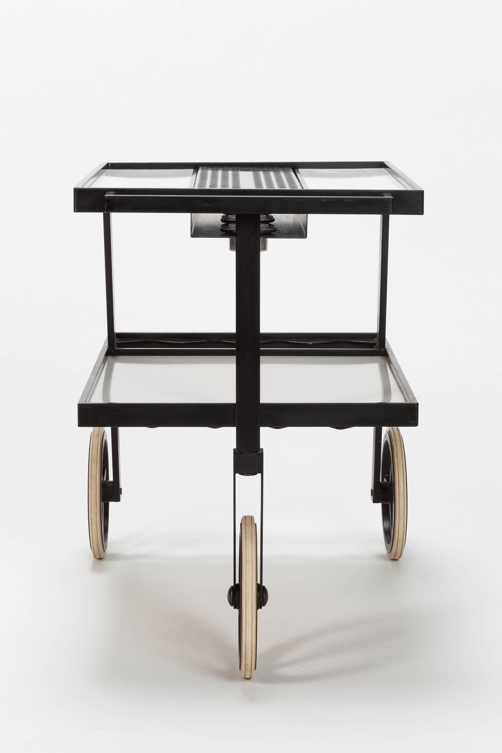 Dutch Barcart Pastoe Attributed to Cees Braakman, 1970s In Excellent Condition In Basel, CH