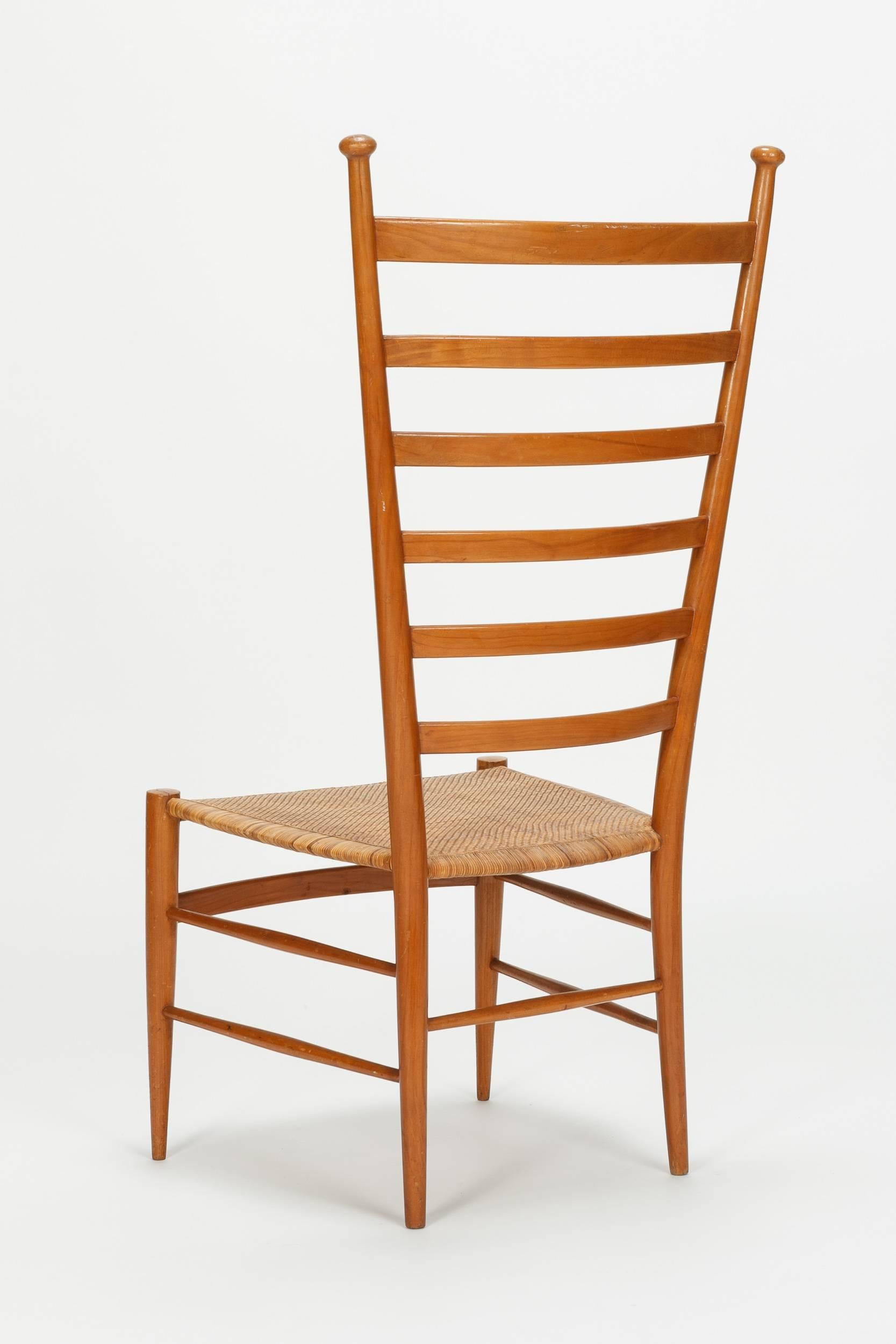 Mid-20th Century Sanguineti Chair Chiavari, 1950s For Sale