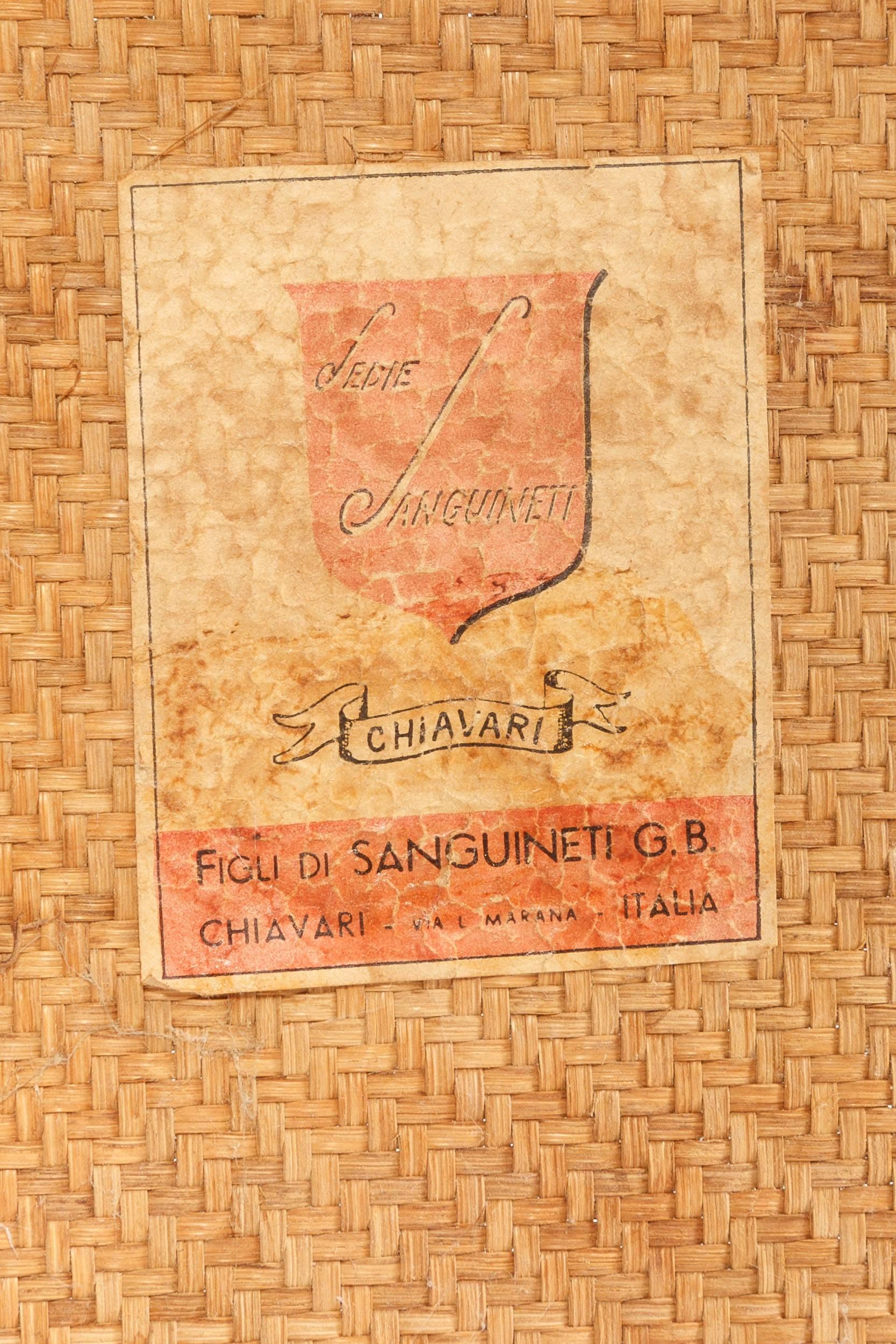 Sanguineti Chair Chiavari, 1950s For Sale 3
