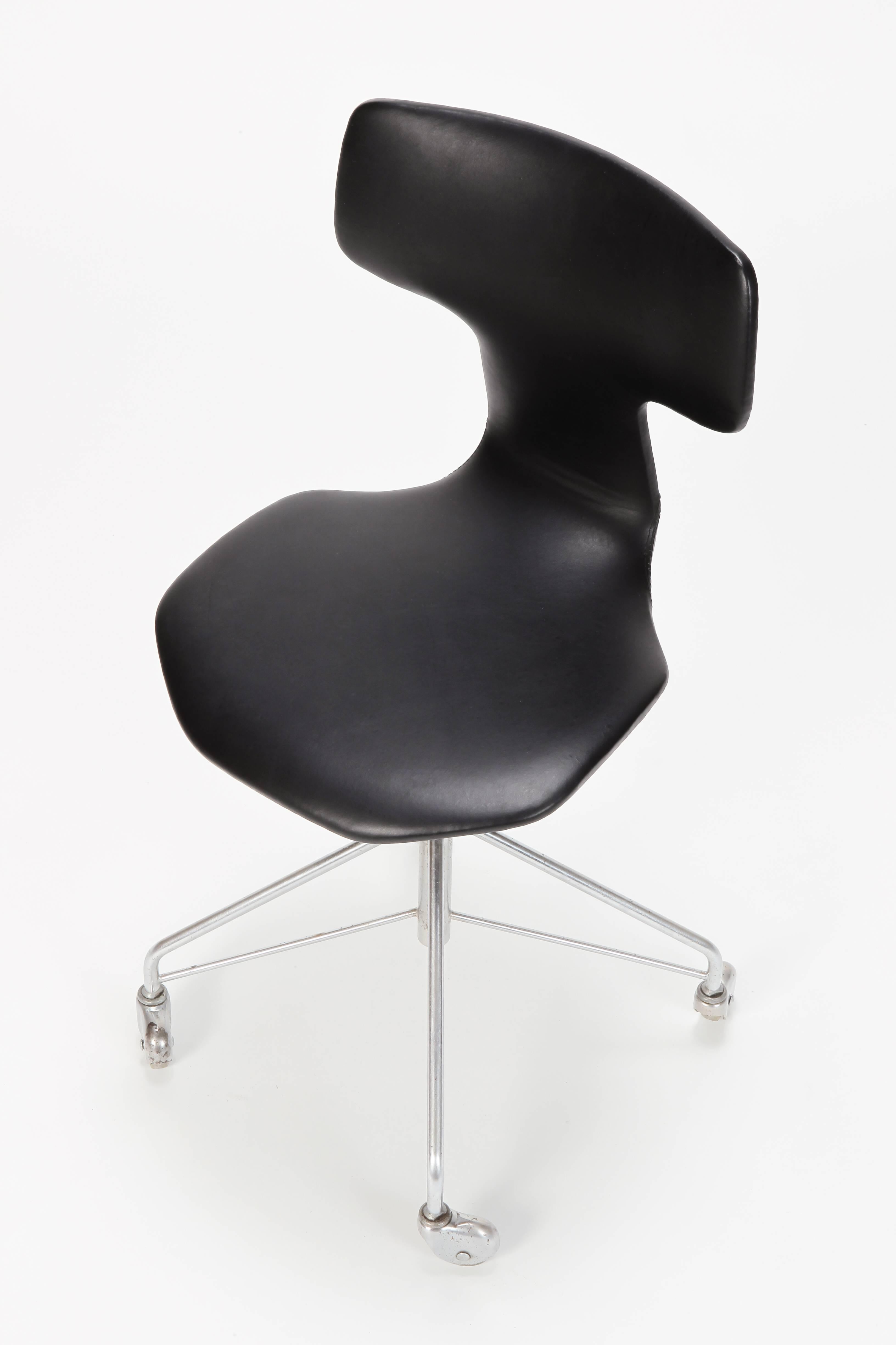 Mid-Century Modern Arne Jacobsen Chair 3103 Fritz Hansen, 1960s
