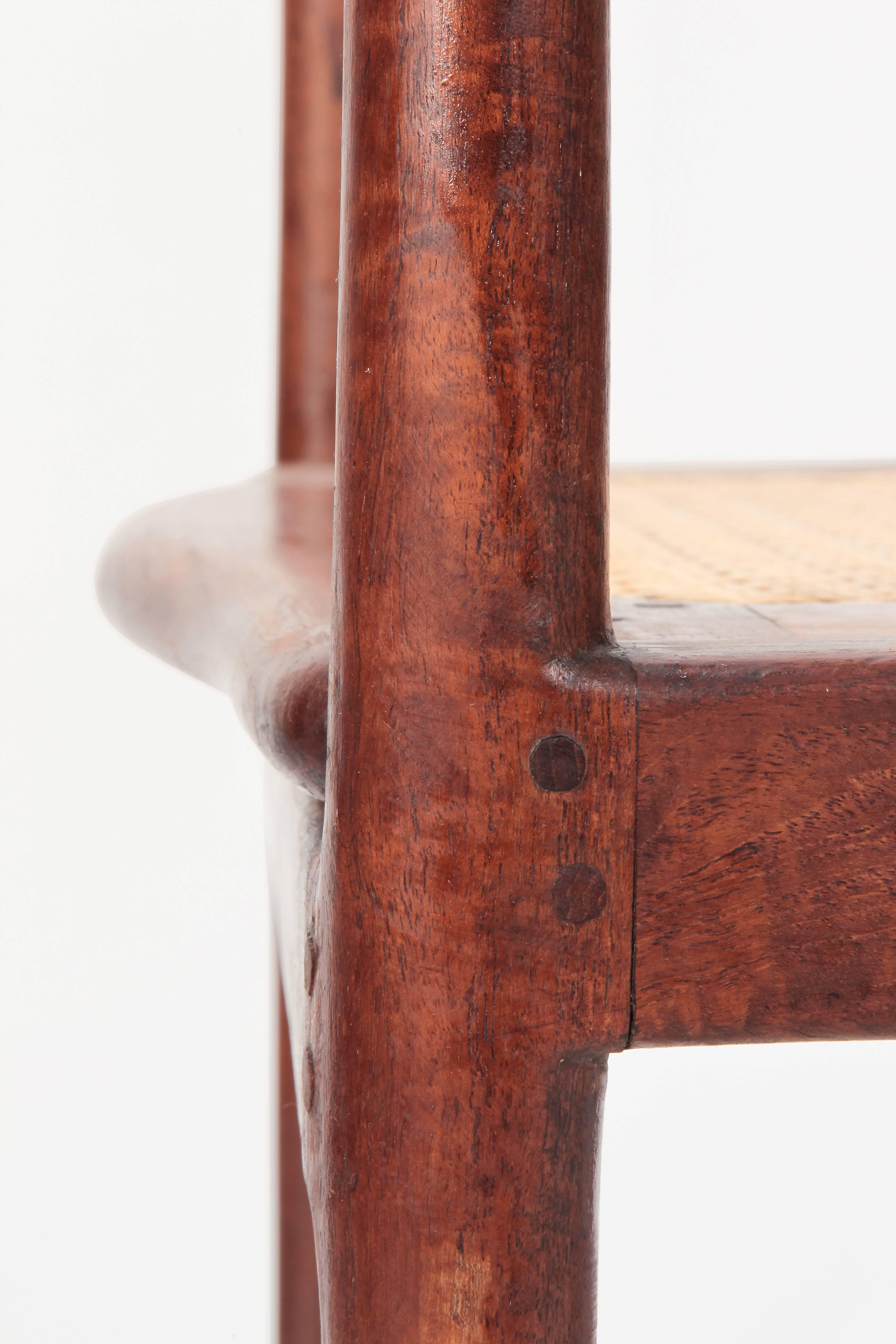 American Rocking Chair Mahogany, 1890 For Sale 1