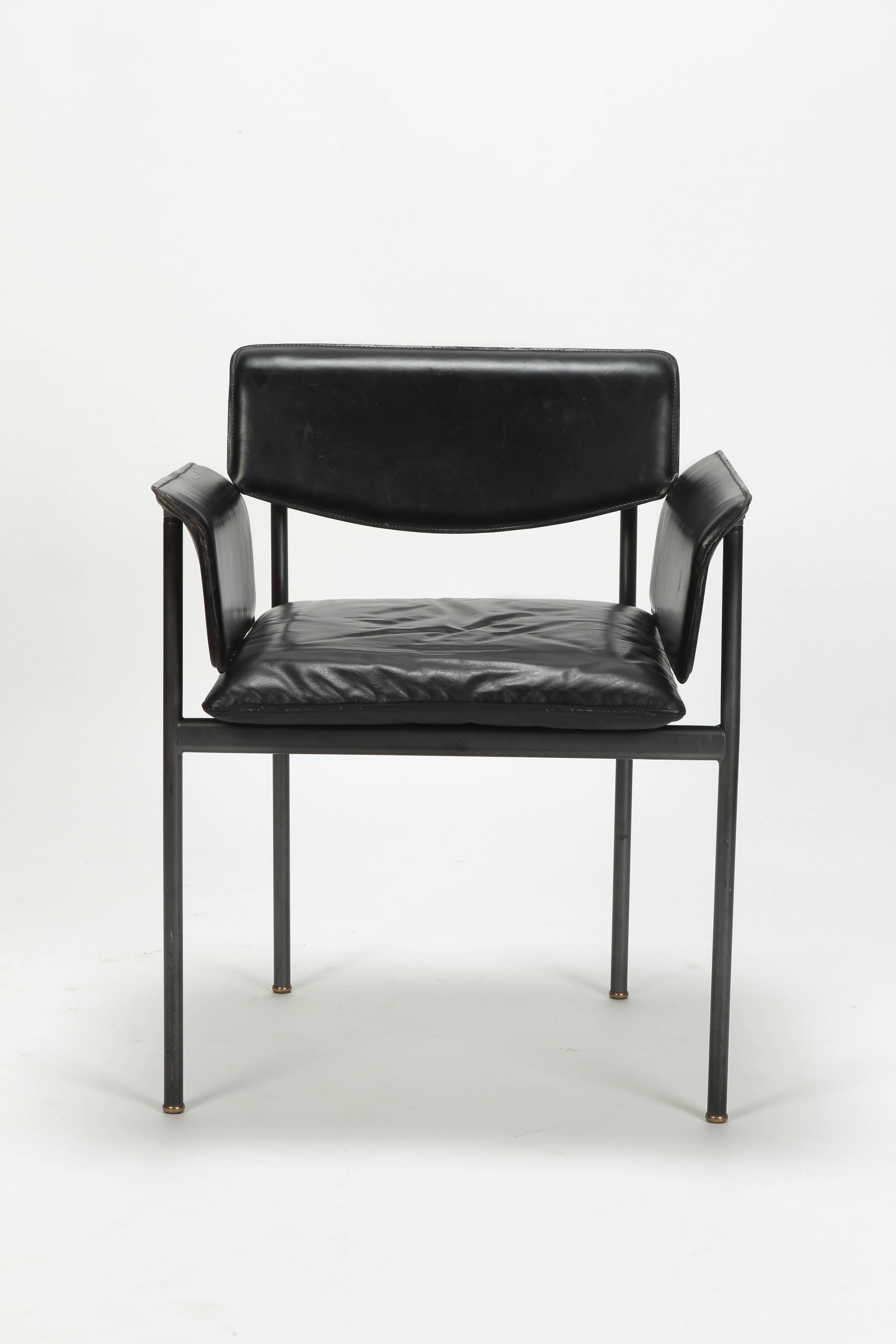 Mid-Century Modern Vico Magistretti Prototype Chair by Cassina, 1980s For Sale