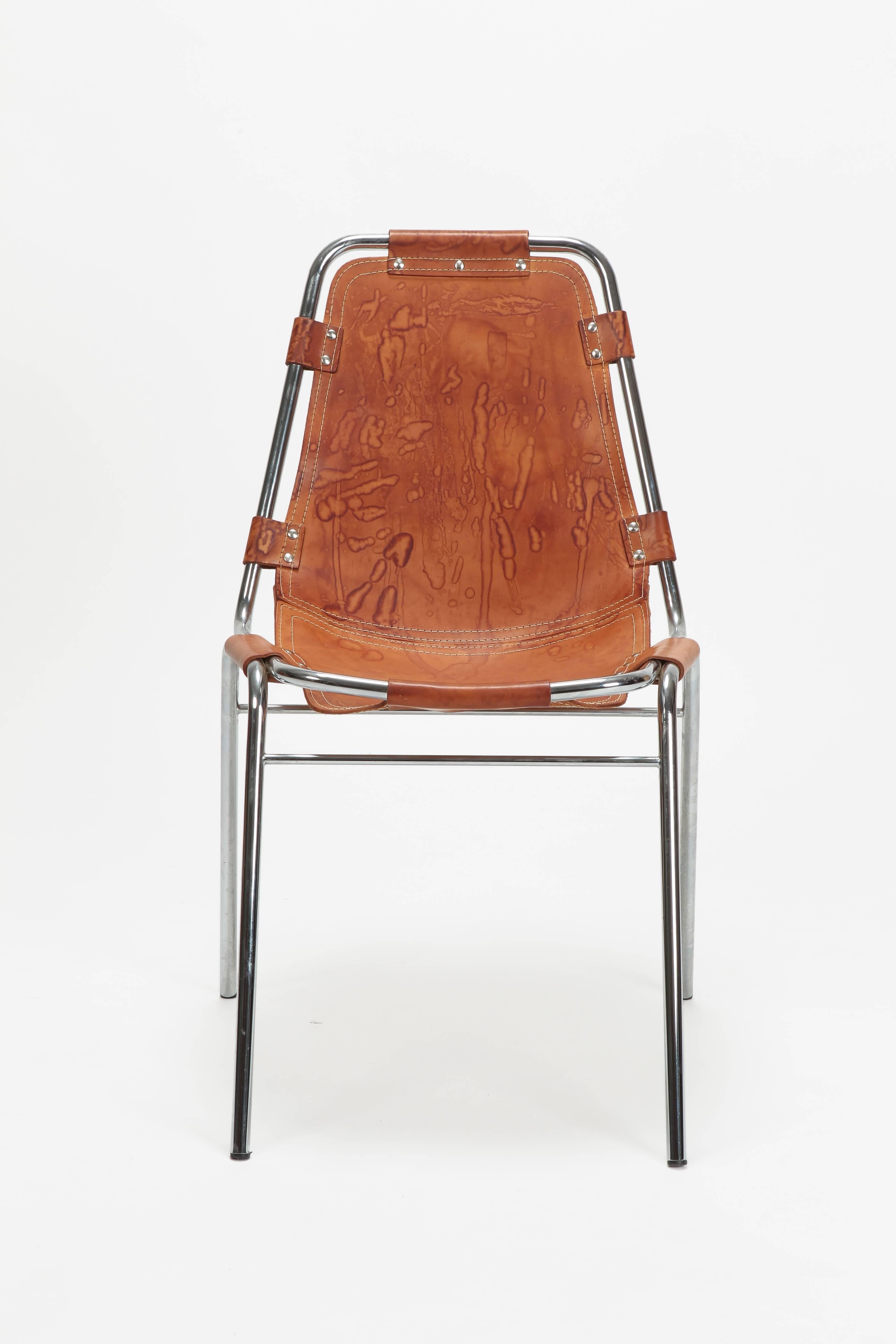 Mid-Century Modern Charlotte Perriand Chair Les Arc, 1960s