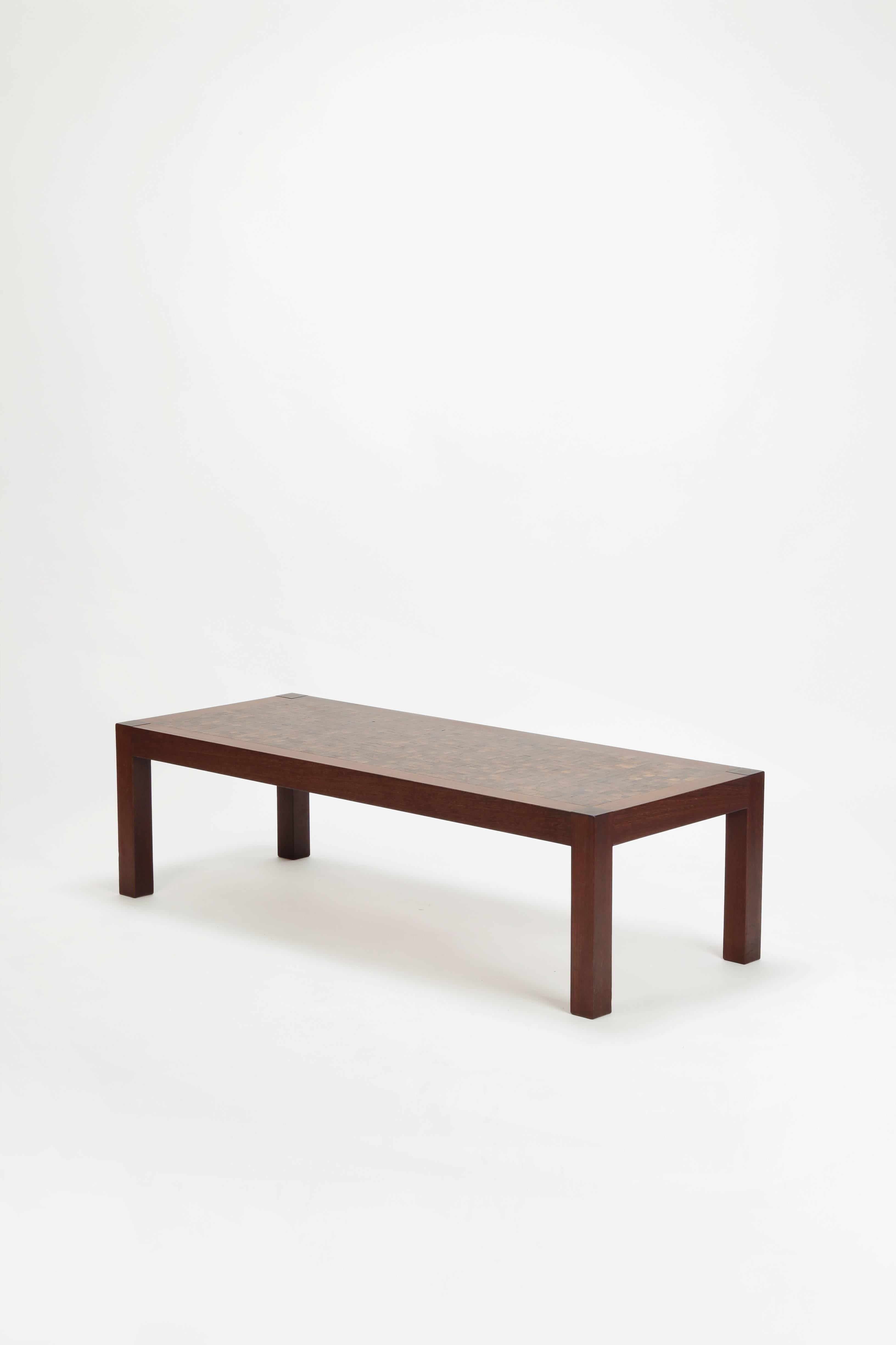 Dieter Waeckerlin Coffee Table Prototype, 1950s In Good Condition In Basel, CH