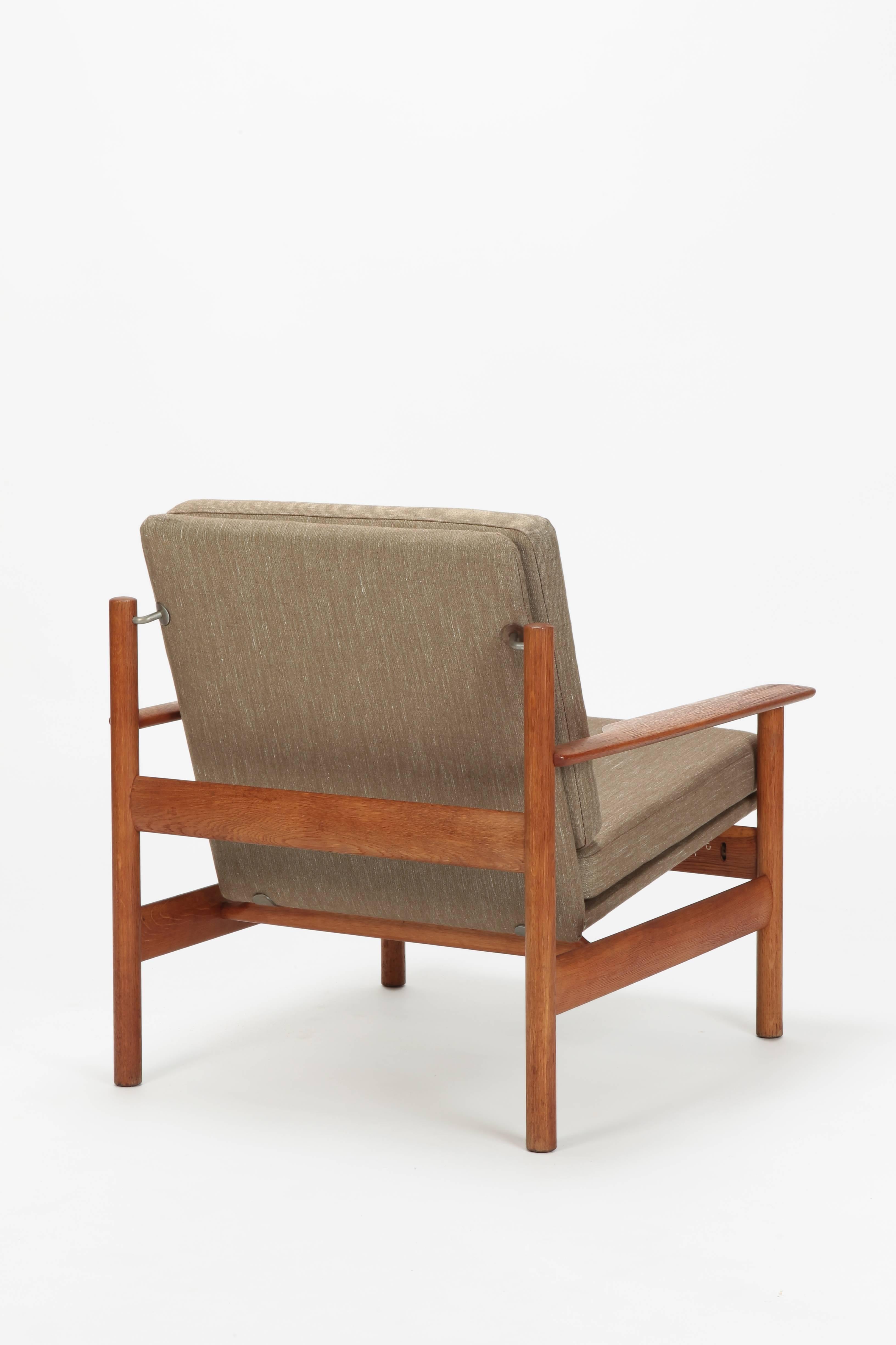 European Pair of Sven Ivar Dysthe Chairs by Dokka Mobler, 1950s