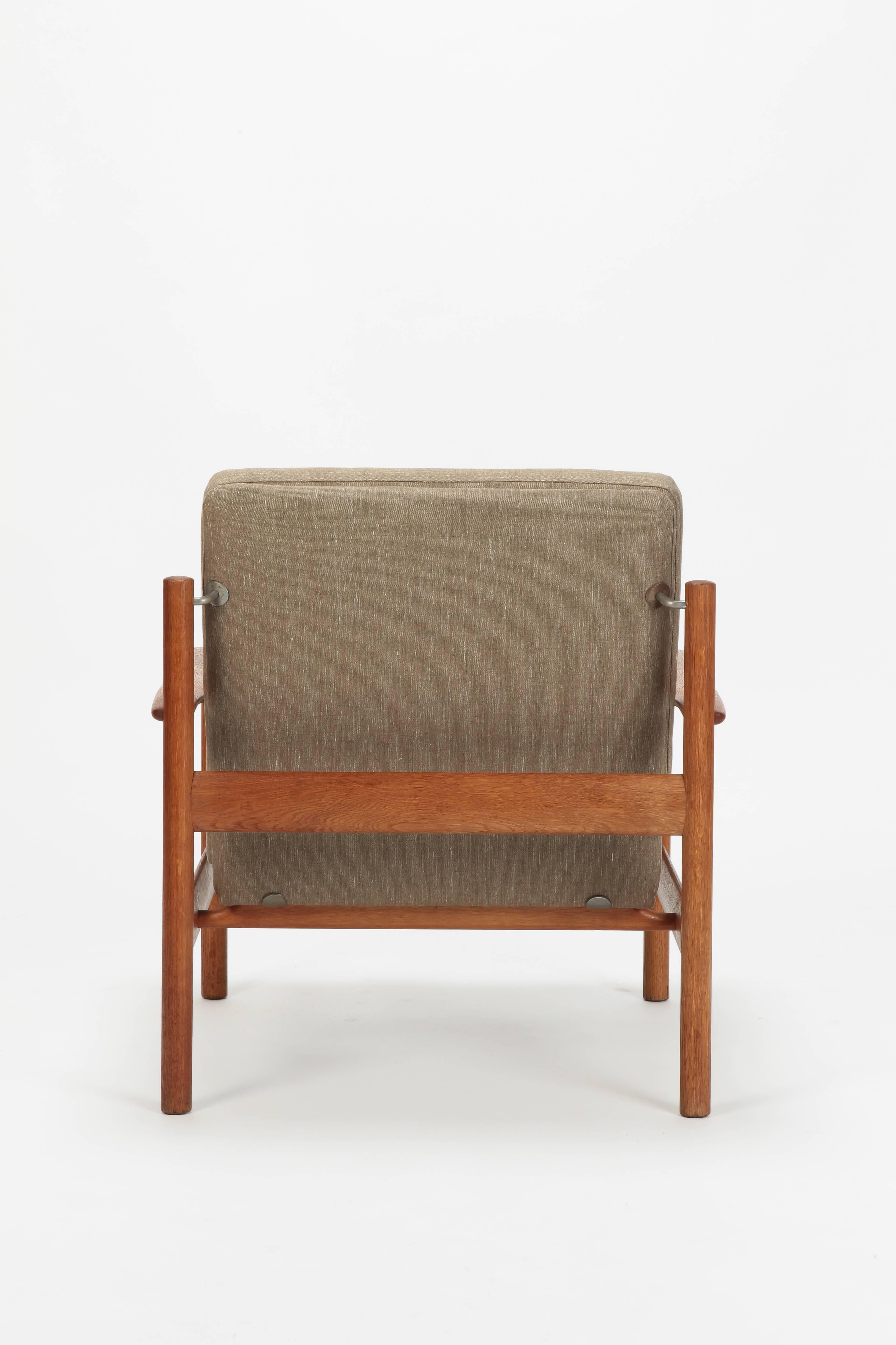 Pair of Sven Ivar Dysthe Chairs by Dokka Mobler, 1950s In Excellent Condition In Basel, CH