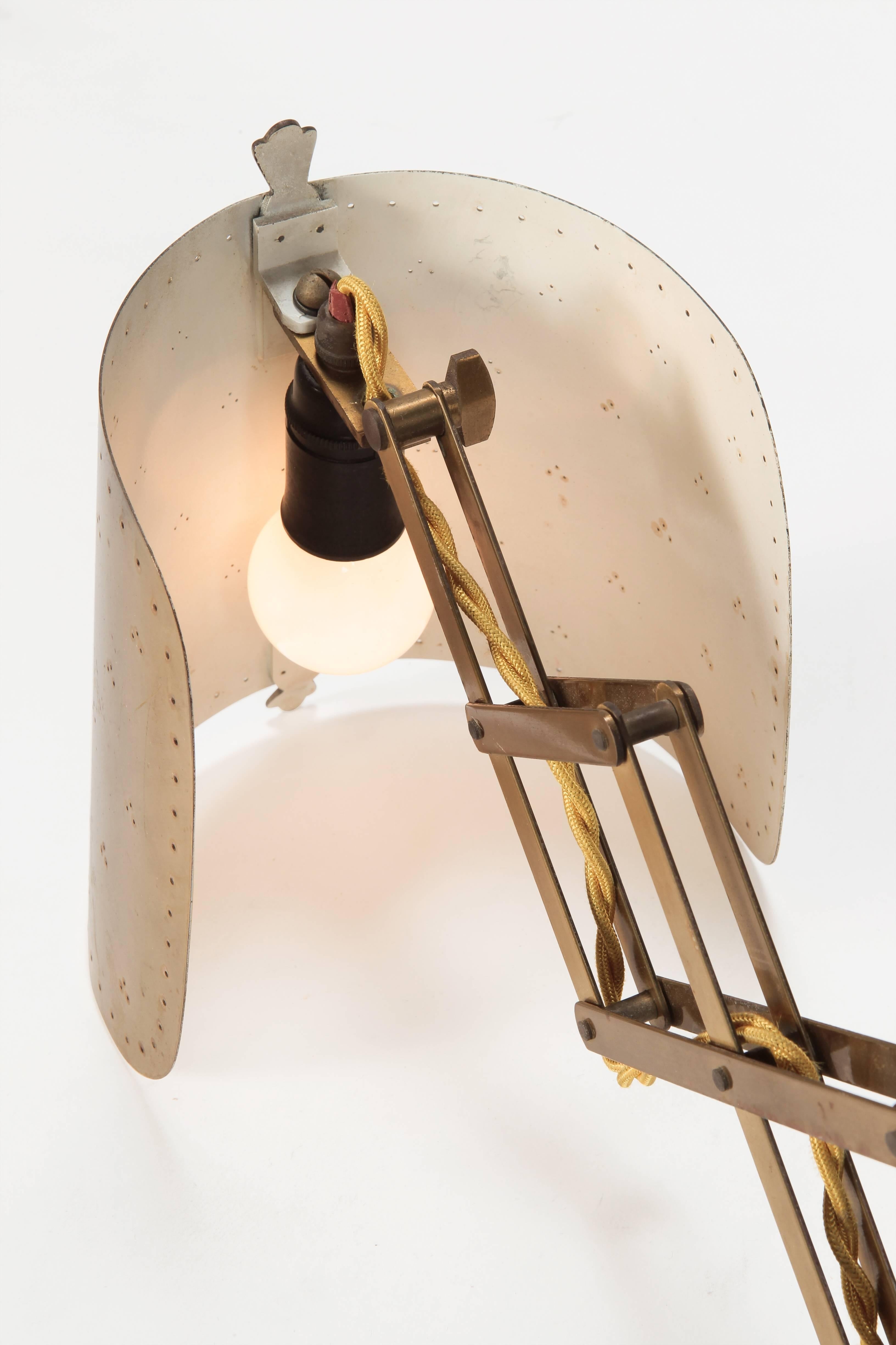Swiss Pair of Alfred Müller Wall Lights by AMBA, 1940s