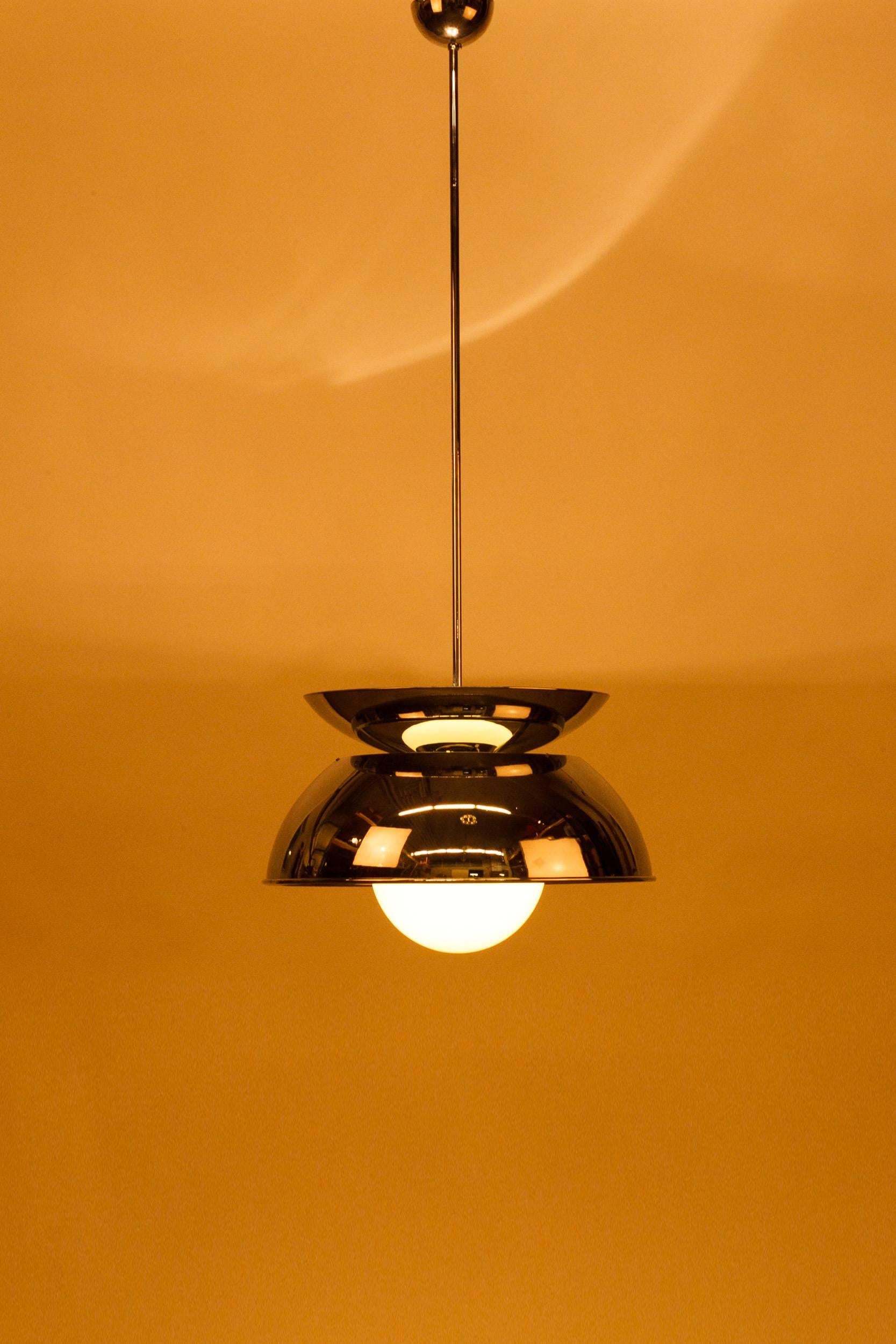 Italian Pendant Lamp Cetra by Vico Magistretti for Artemide 1964 2