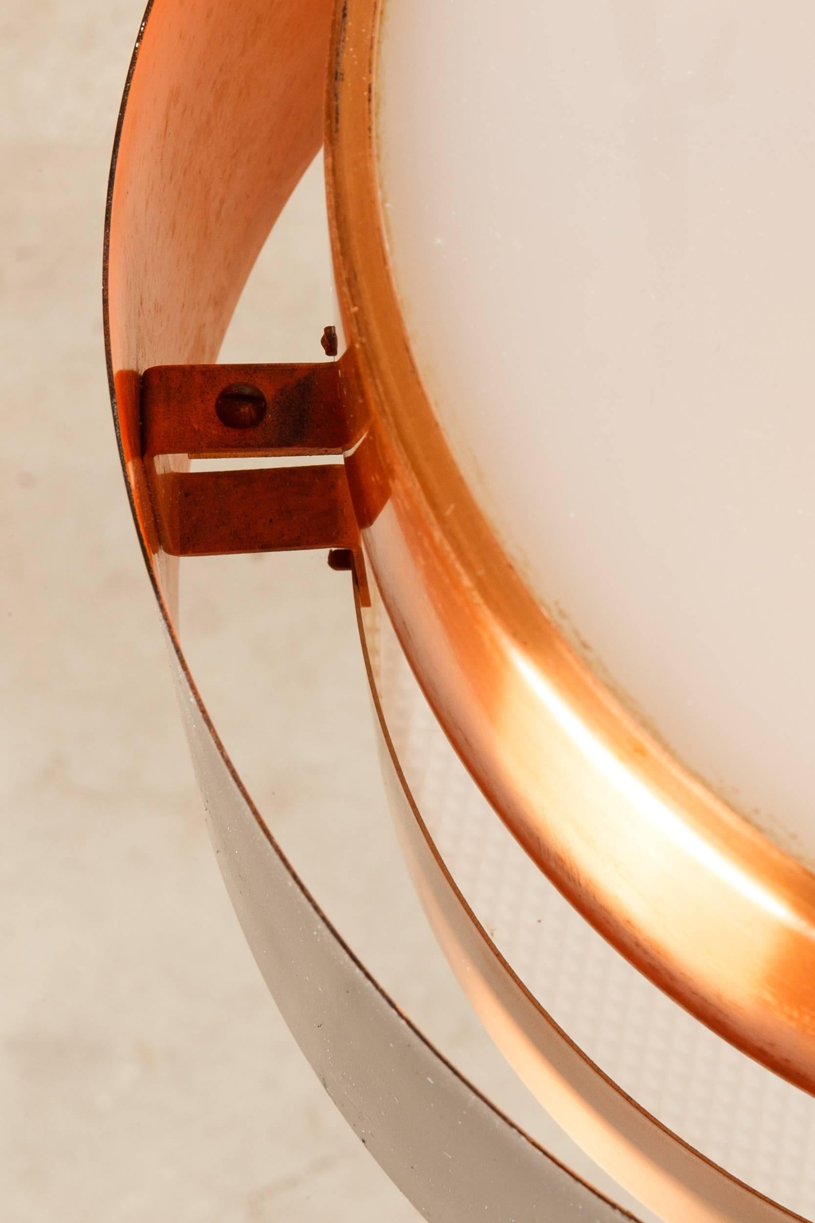 Danish Saturn Copper Pendant by Jo Hammerborg for Fog & Morup  3
