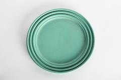 Giovanni Gariboldi Green Plate for Richard Ginori San Cristoforo 1940s