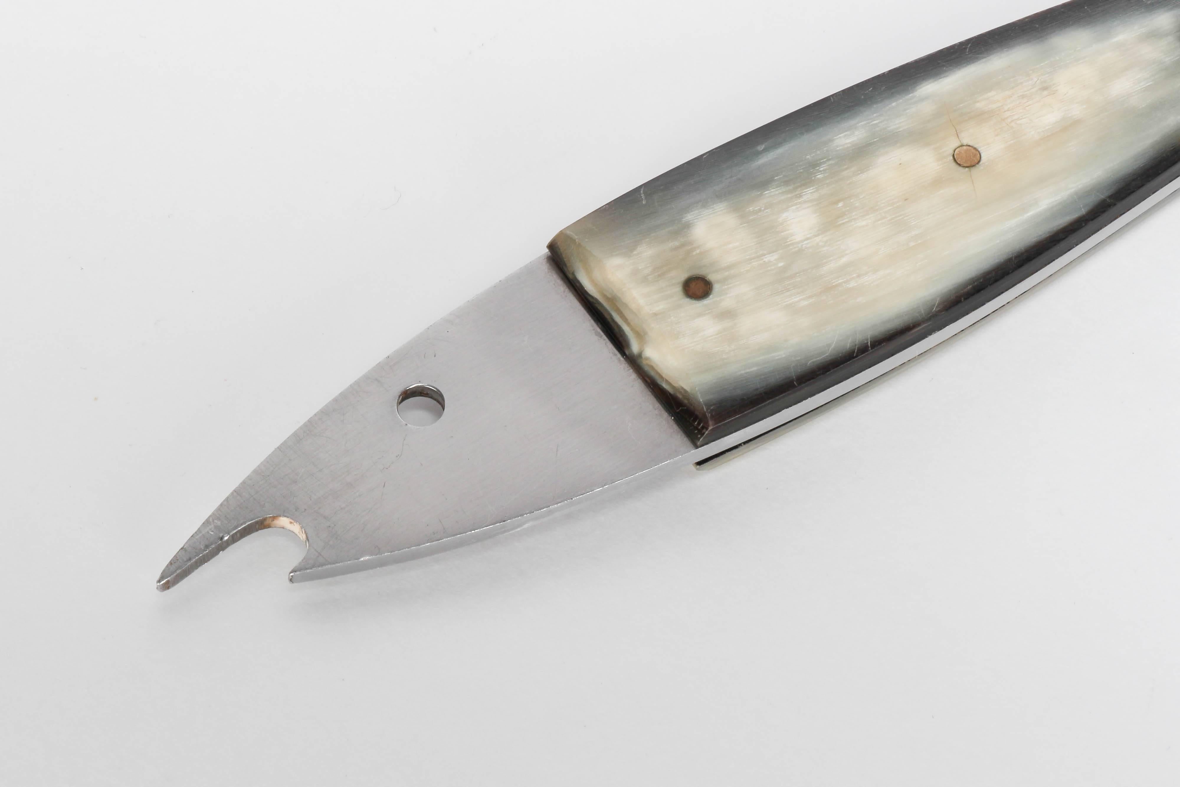 Carl Auböck Bottle Opener Horn, 1950s In Excellent Condition In Basel, CH