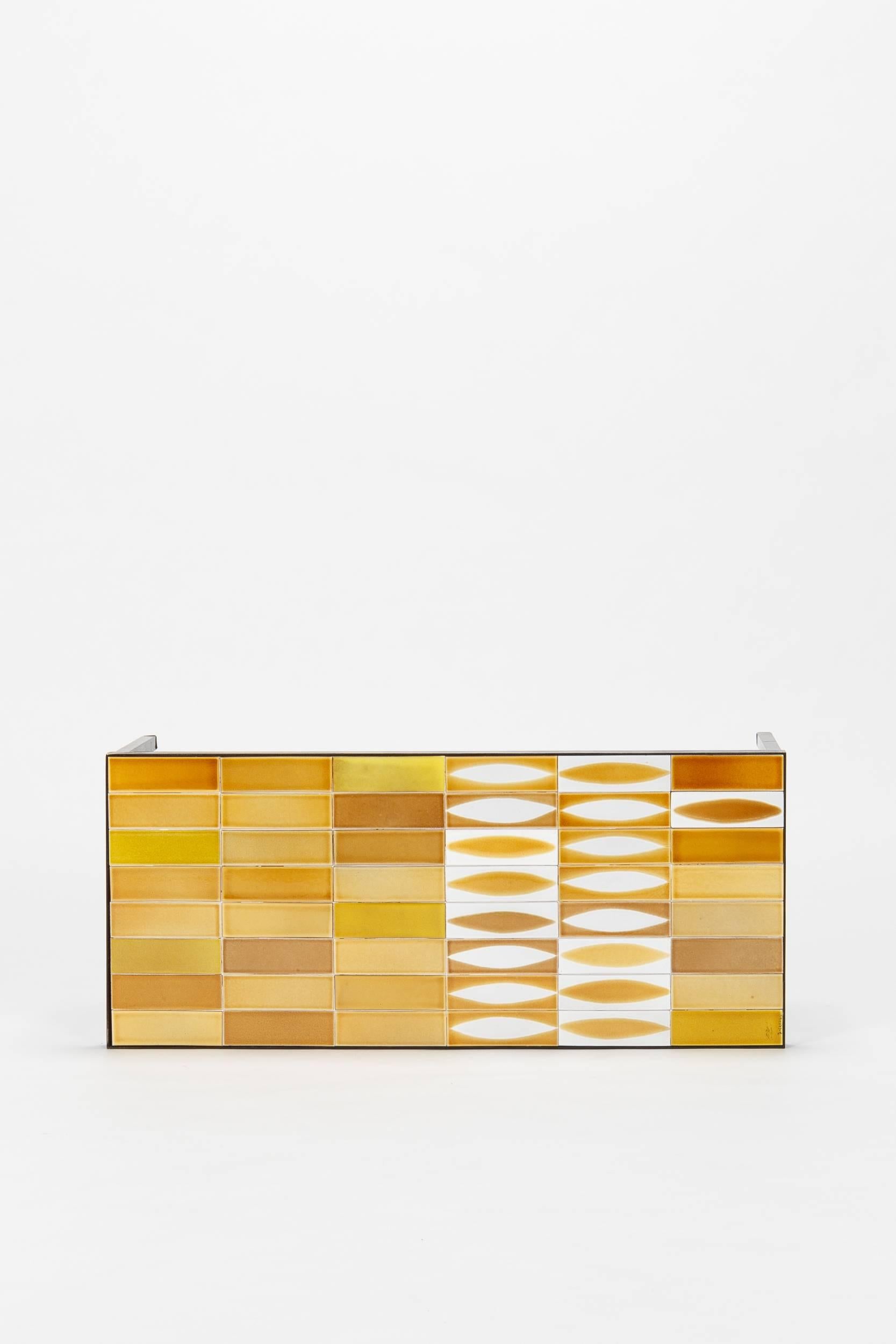 Mid-20th Century Roger Capron Coffee Table Navette Vallauris, 1950s