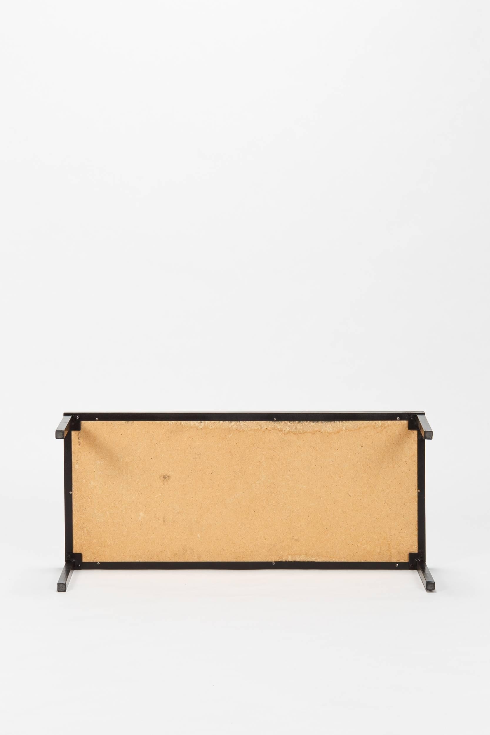 Roger Capron Coffee Table Navette Vallauris, 1950s In Excellent Condition In Basel, CH