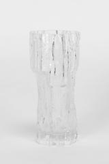 Scandinavian Tapio Wirkkala Glass Vase Avena 3429 Littala, 1970s