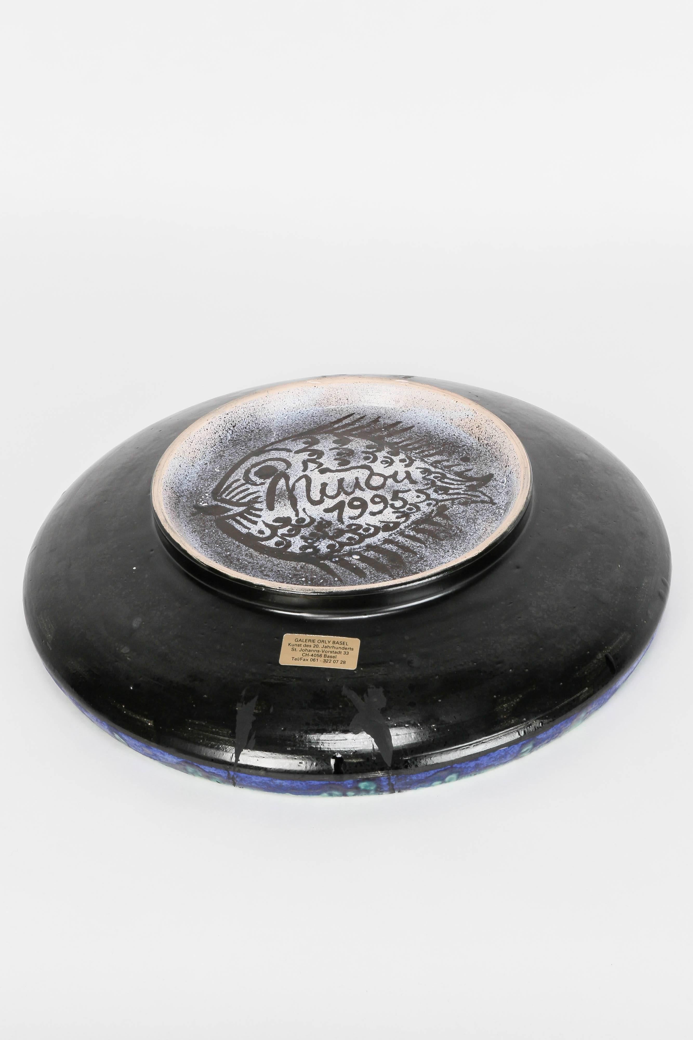 Mid-Century Modern Ninon Vester-Müller Ceramic Bowl, 1970s