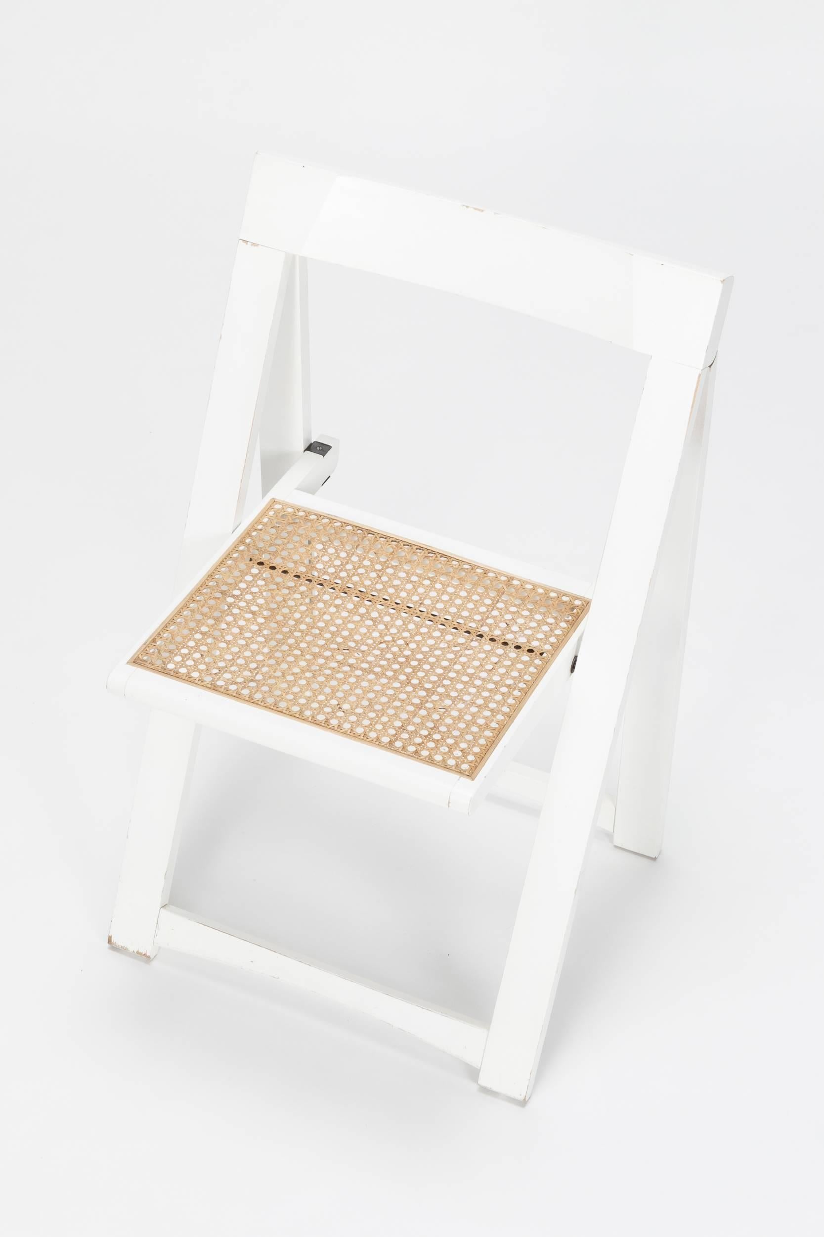 Italian Aldo Jacober Folding Chair Trieste Alberto Bazzani, 1965