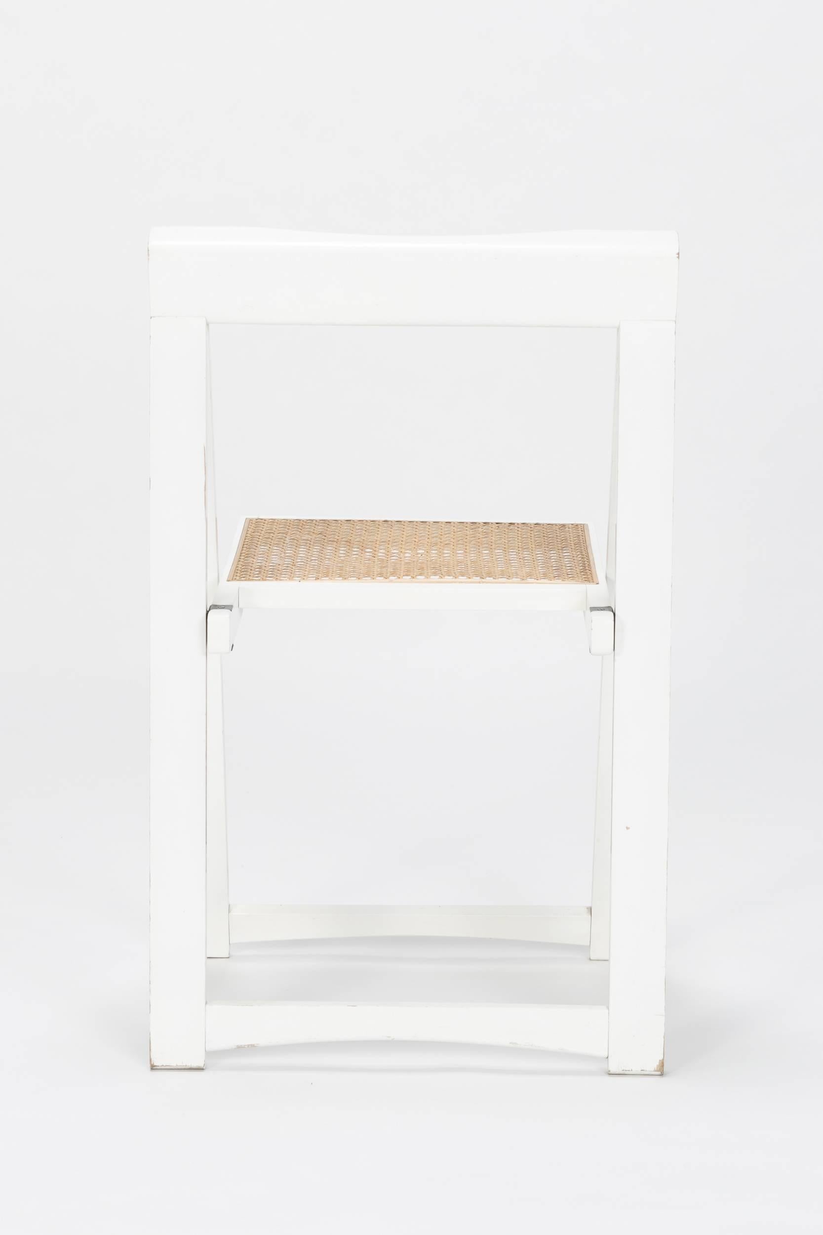 Mid-Century Modern Aldo Jacober Folding Chair Trieste Alberto Bazzani, 1965