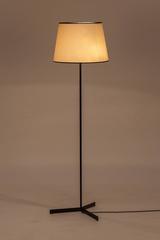 French Floor Lamp Tubular Steel, 1960s