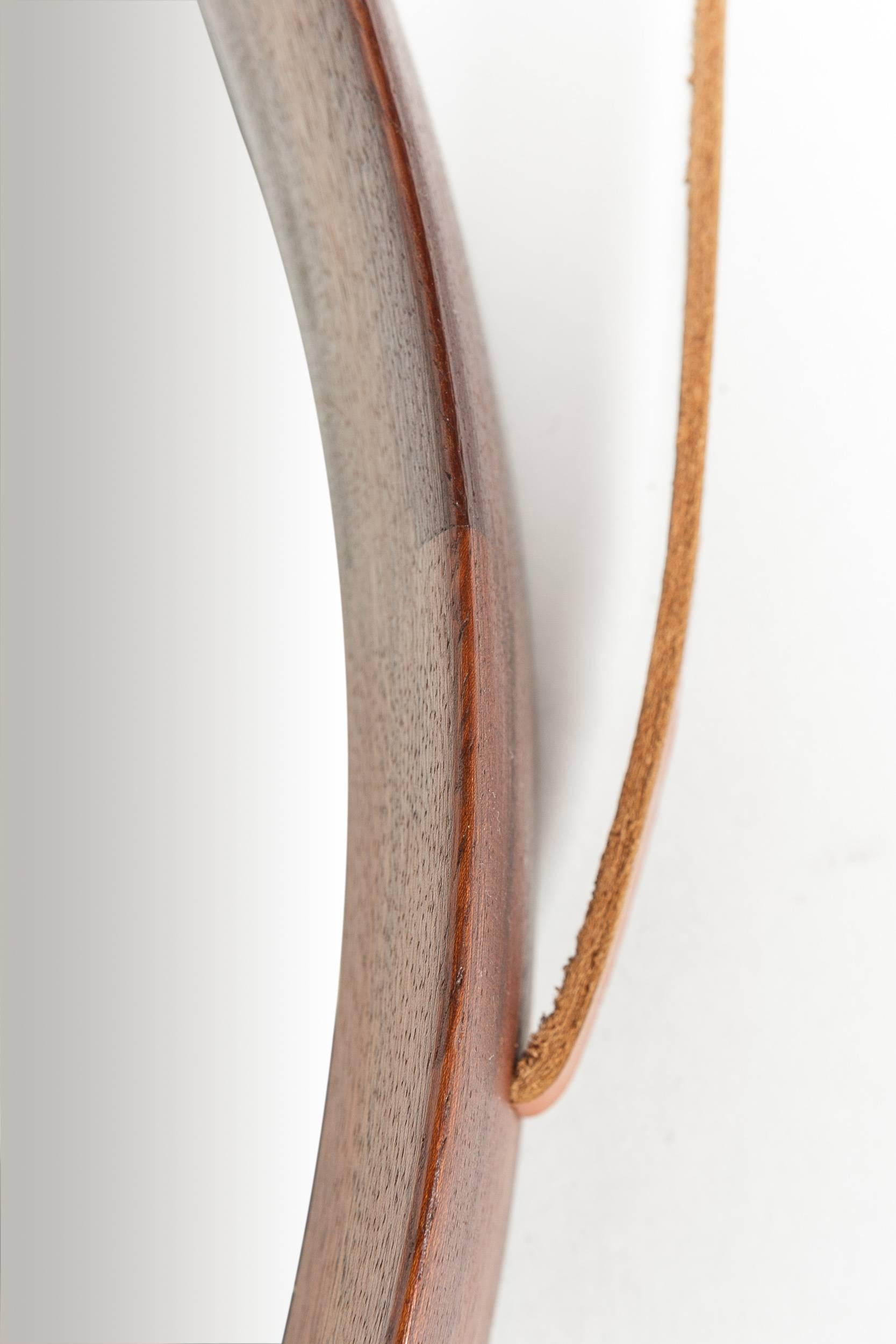 Scandinavian Uno & Östen Kristiansson Mirror Luxus Vittsjö Teak, 1960s 1