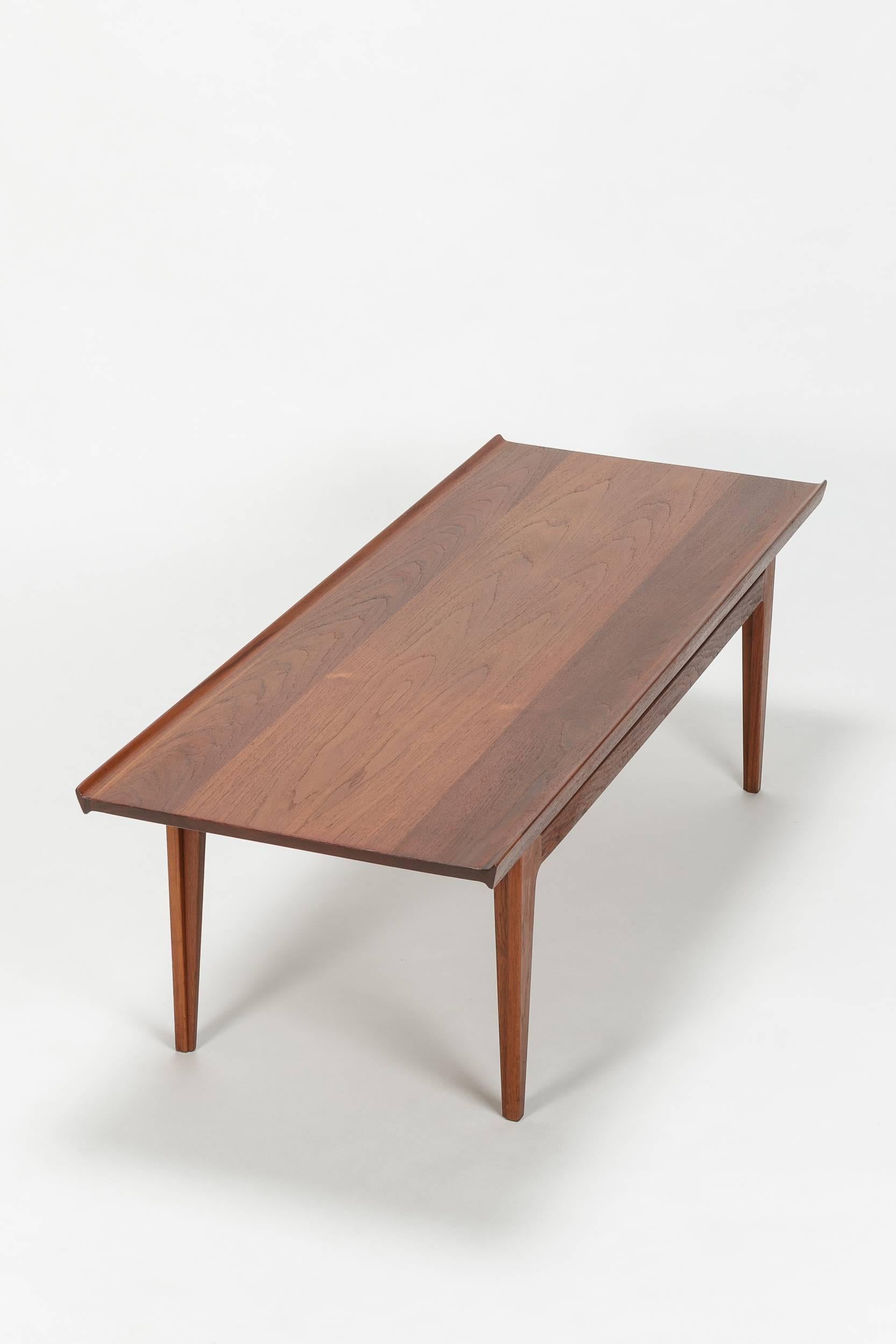 Danish Finn Juhl Teak Coffee Table by France & Son, 1950s In Excellent Condition In Basel, CH