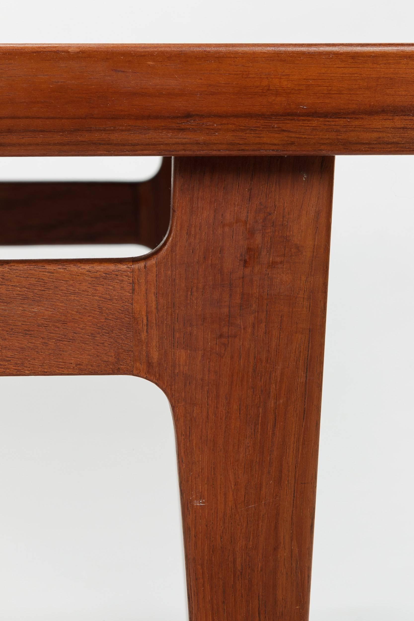 Danish Finn Juhl Teak Coffee Table by France & Son, 1950s 2