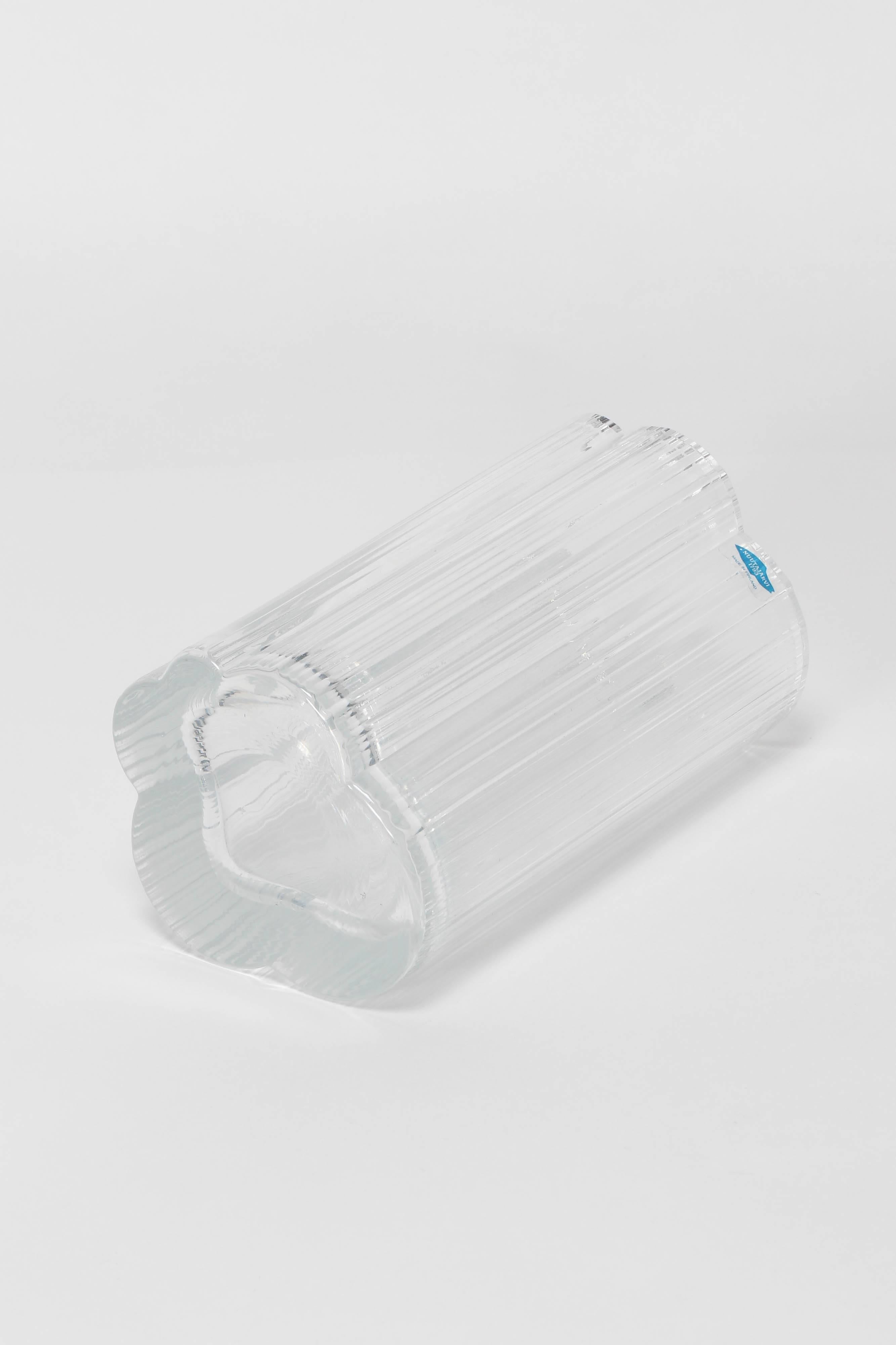 Scandinavian Modern Scandinavian Markku Salo Vase Cumulus Nuutajarvi, 1980s