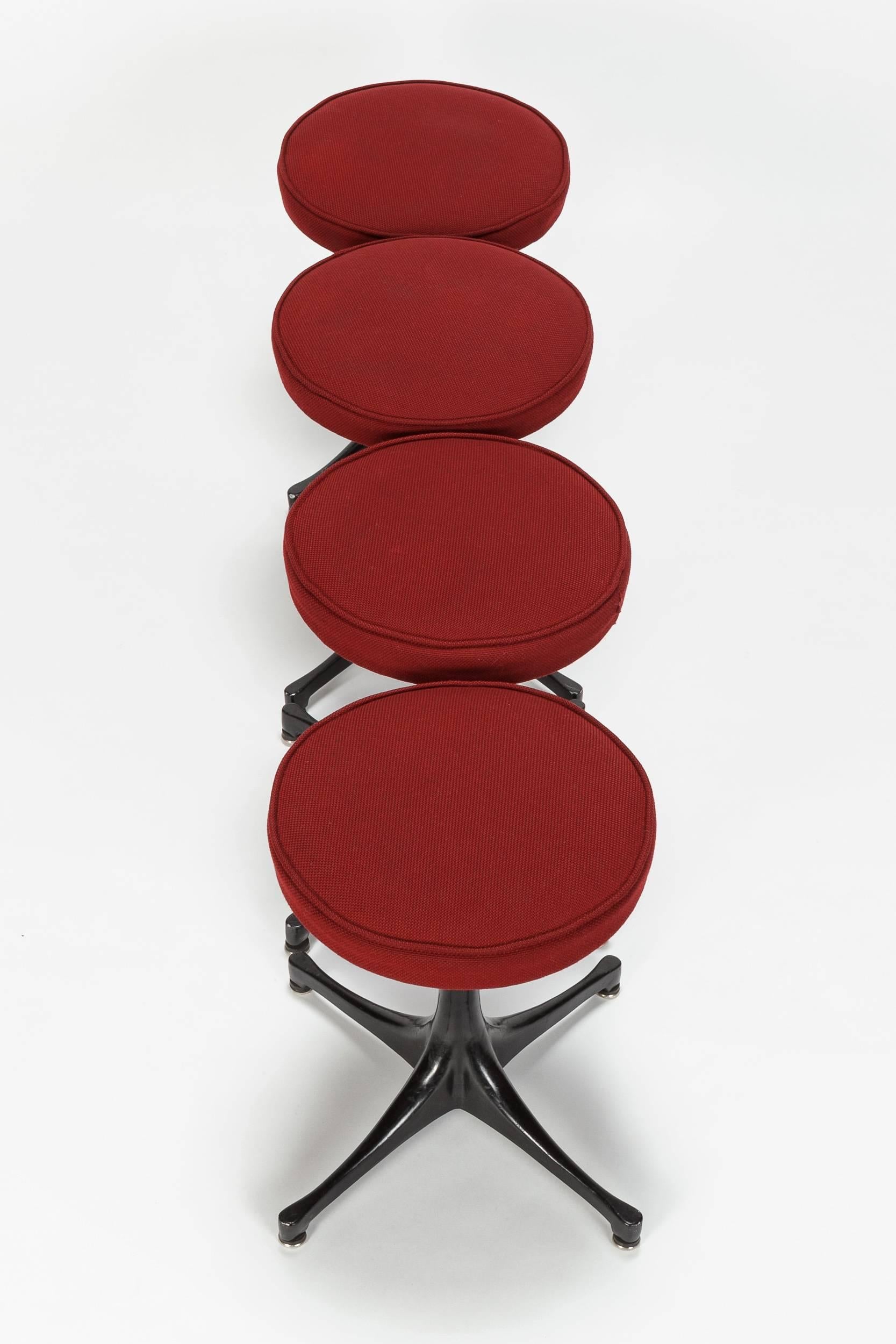 American Four George Nelson Stool by Herman Miller, 1950s