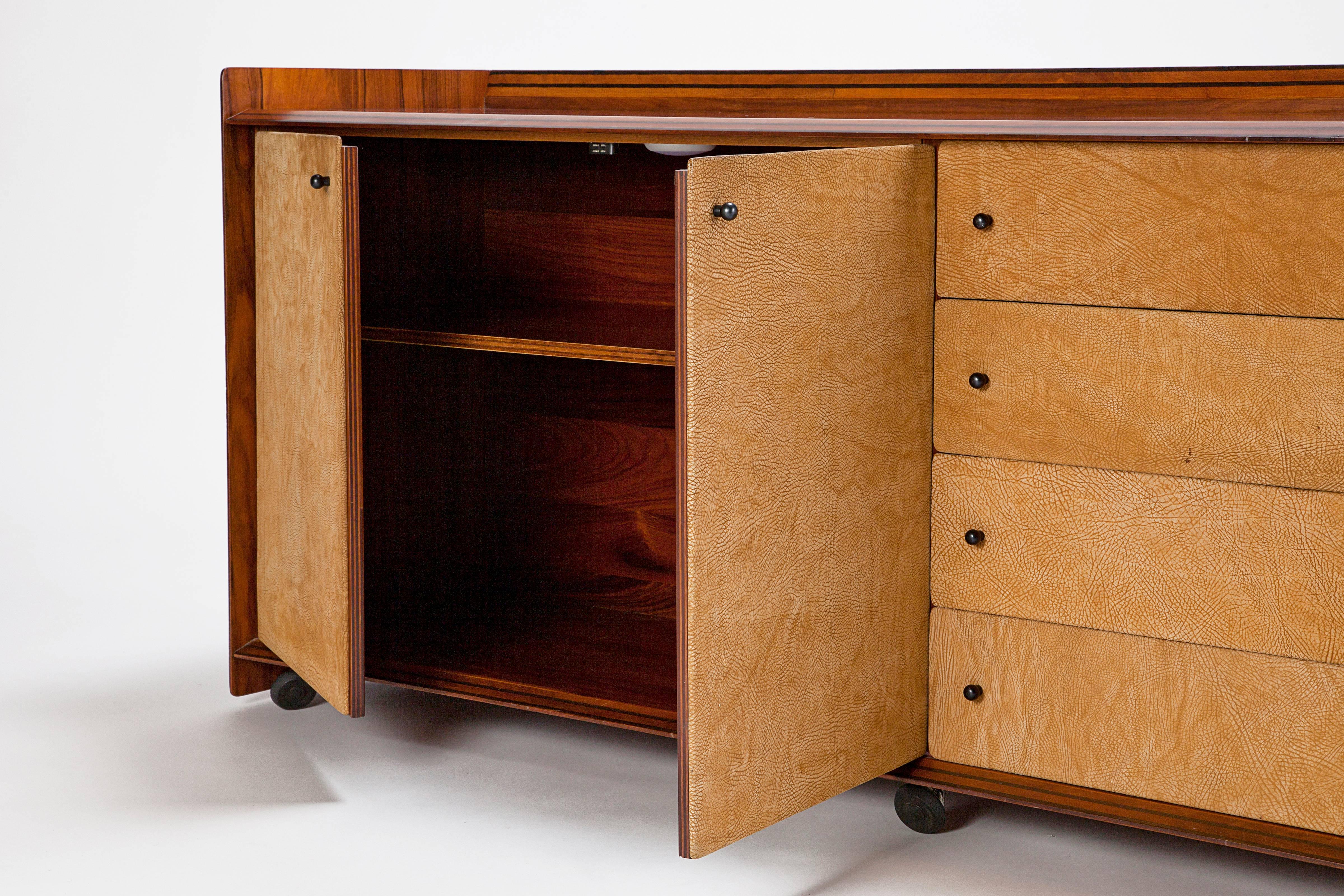Afra & Tobia Scarpa Sideboard Maxalto, 1980s In Good Condition In Basel, CH